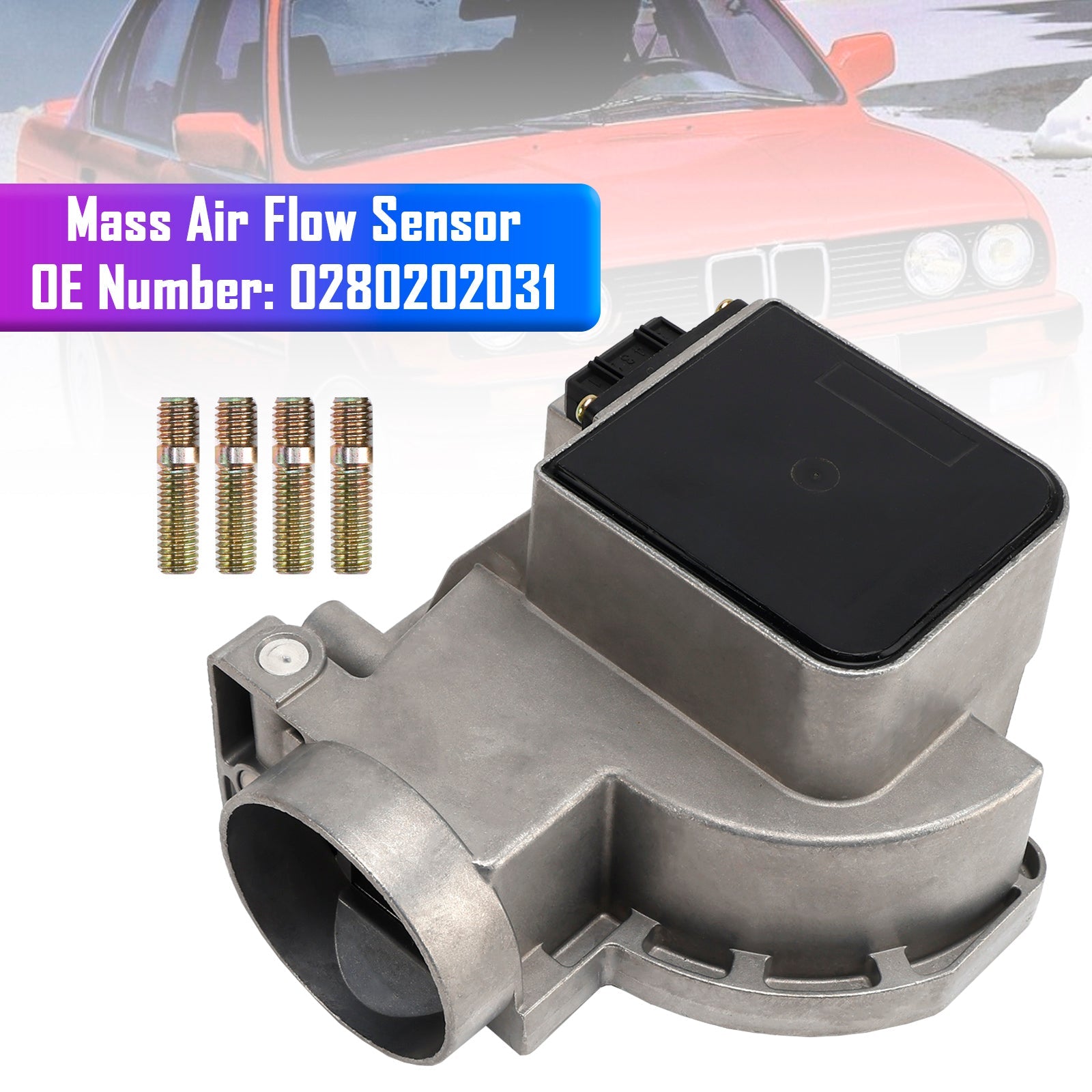 1983-1987 BMW 3' (E30) 323i 102-110kW/ 139-150PS Mass Air Flow Sensor 0280202031 13621284407
