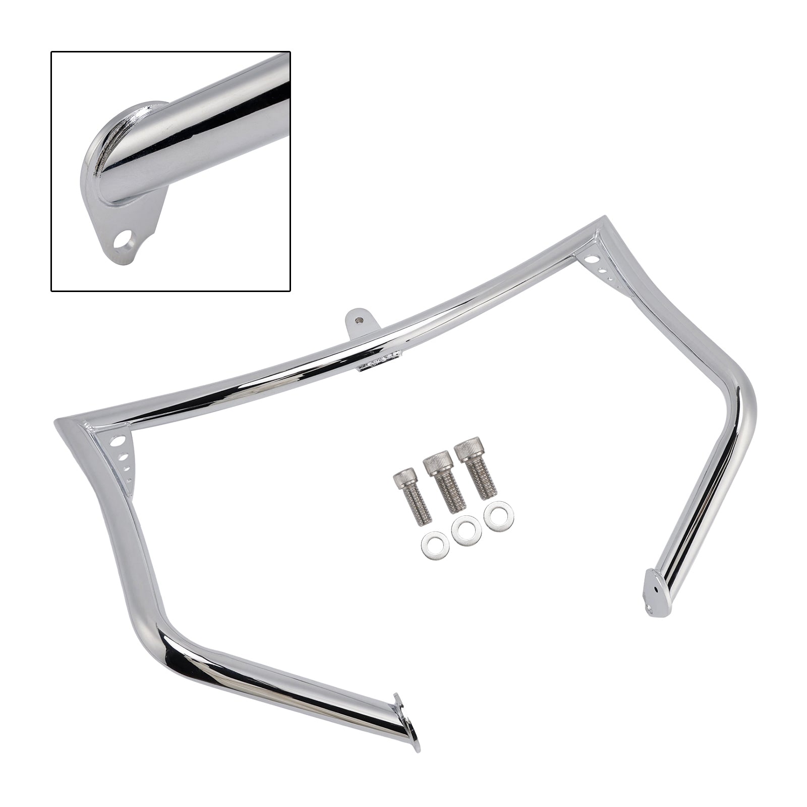 1997-2008 Touring Ultra Classic Electra Glide FLHTCU Engine Guard Frame Anti-Crash Bumper Protector Chrome