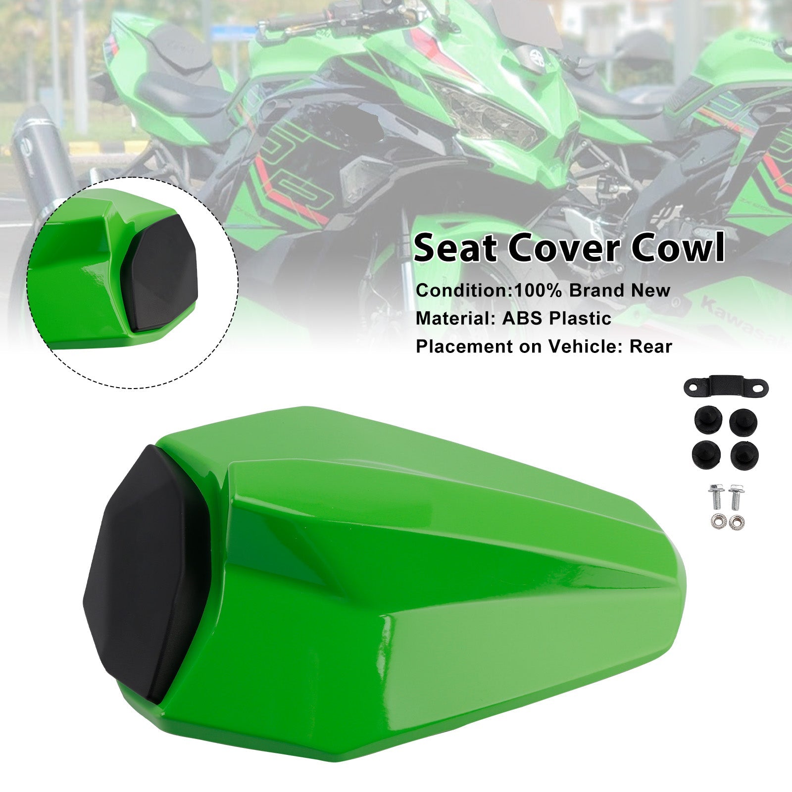 Racing Tail Rear Seat Fairing Cowl for Kawasaki ZX25R ZX4R ZX4RR 2020-2025
