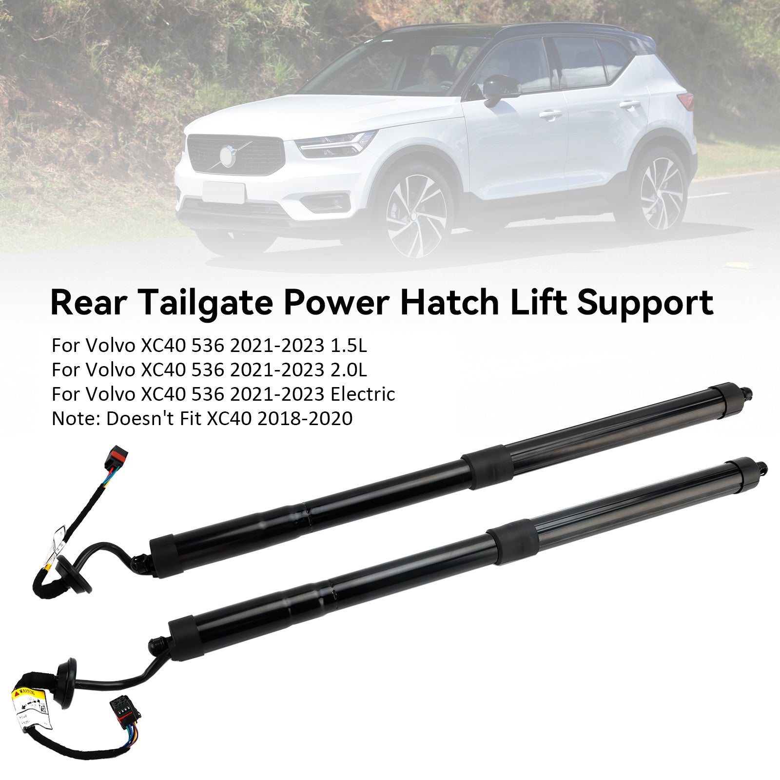 2PCS Rear Electric Tailgate Gas Strut 32296296 fit Volvo XC40 536 2021-2023