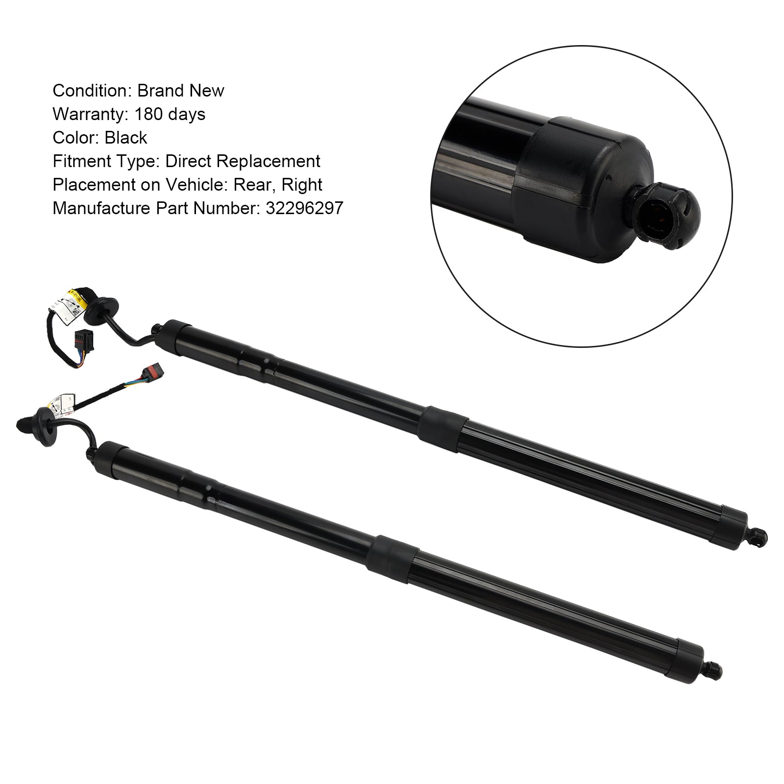 2PCS Rear Electric Tailgate Gas Strut 32296296 fit Volvo XC40 536 2021-2023