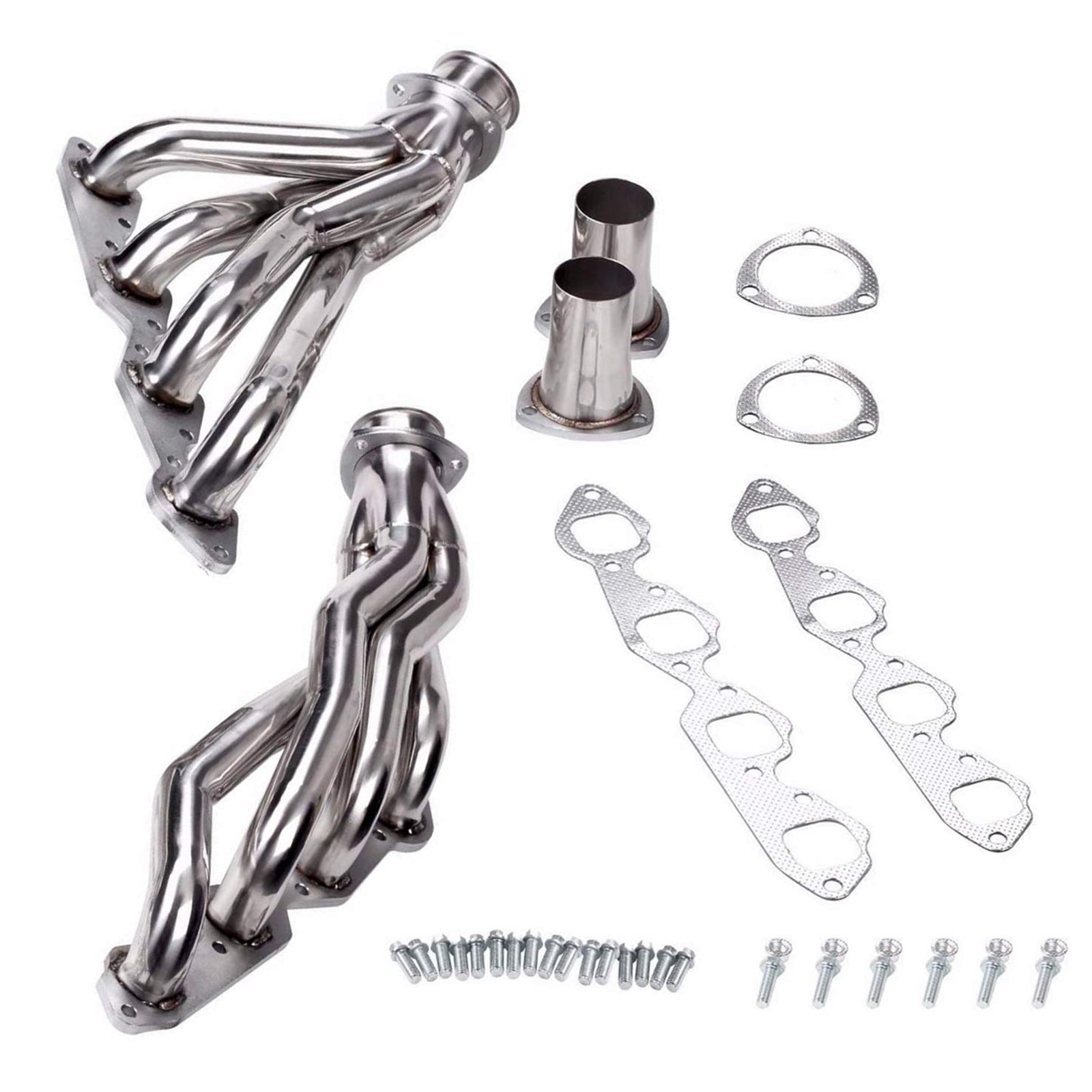 Short Tube Exhaust Header Manifold fit Chevrolet 396 402 427 454 1965-1972