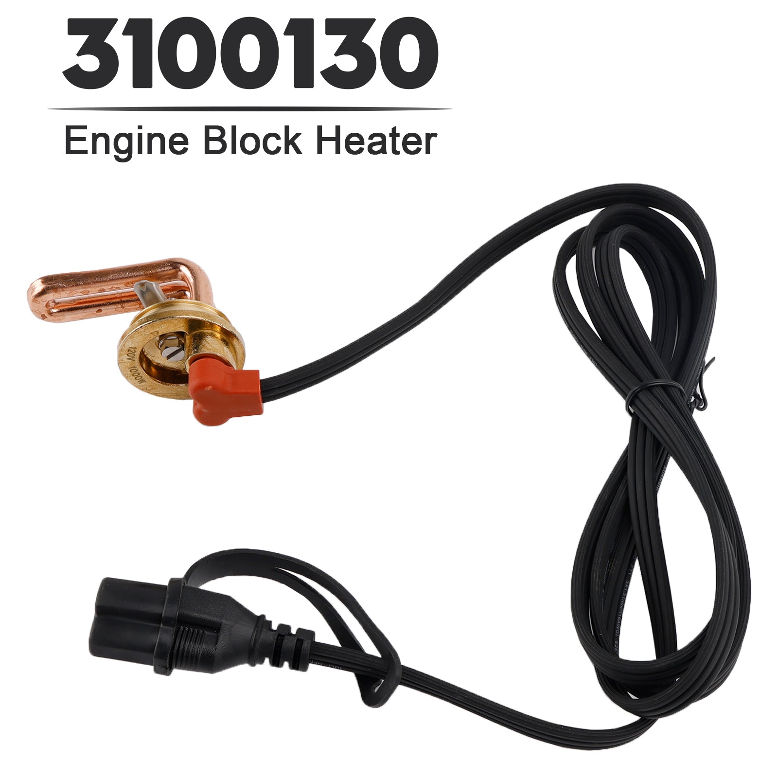 3100130 Engine Block Heater for Chevrolet 2001-2008 V8 6.6L Duramax 120V 1000W
