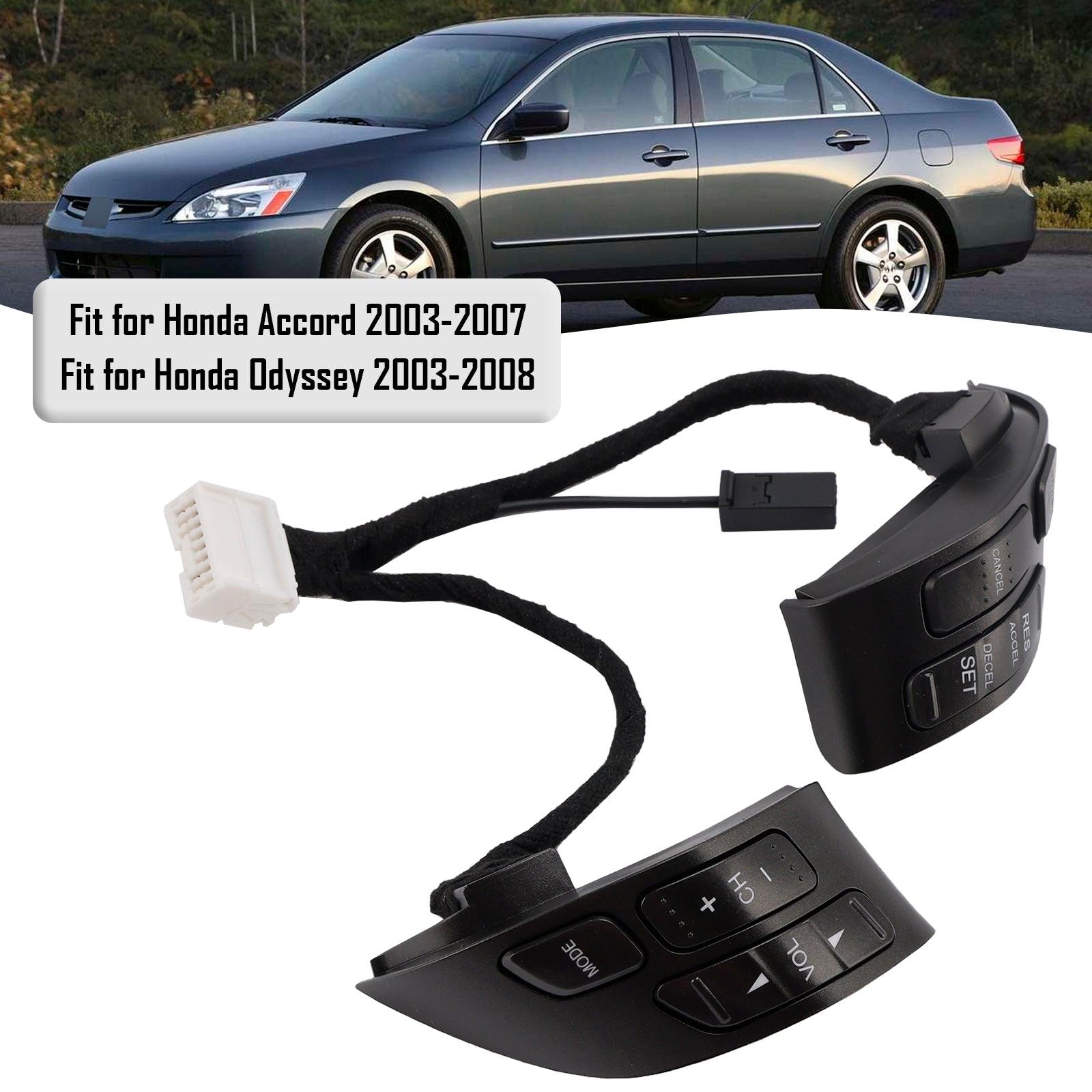 Steering Wheel Cruise Volume Control Switch Button For Honda Accord 2003-2007