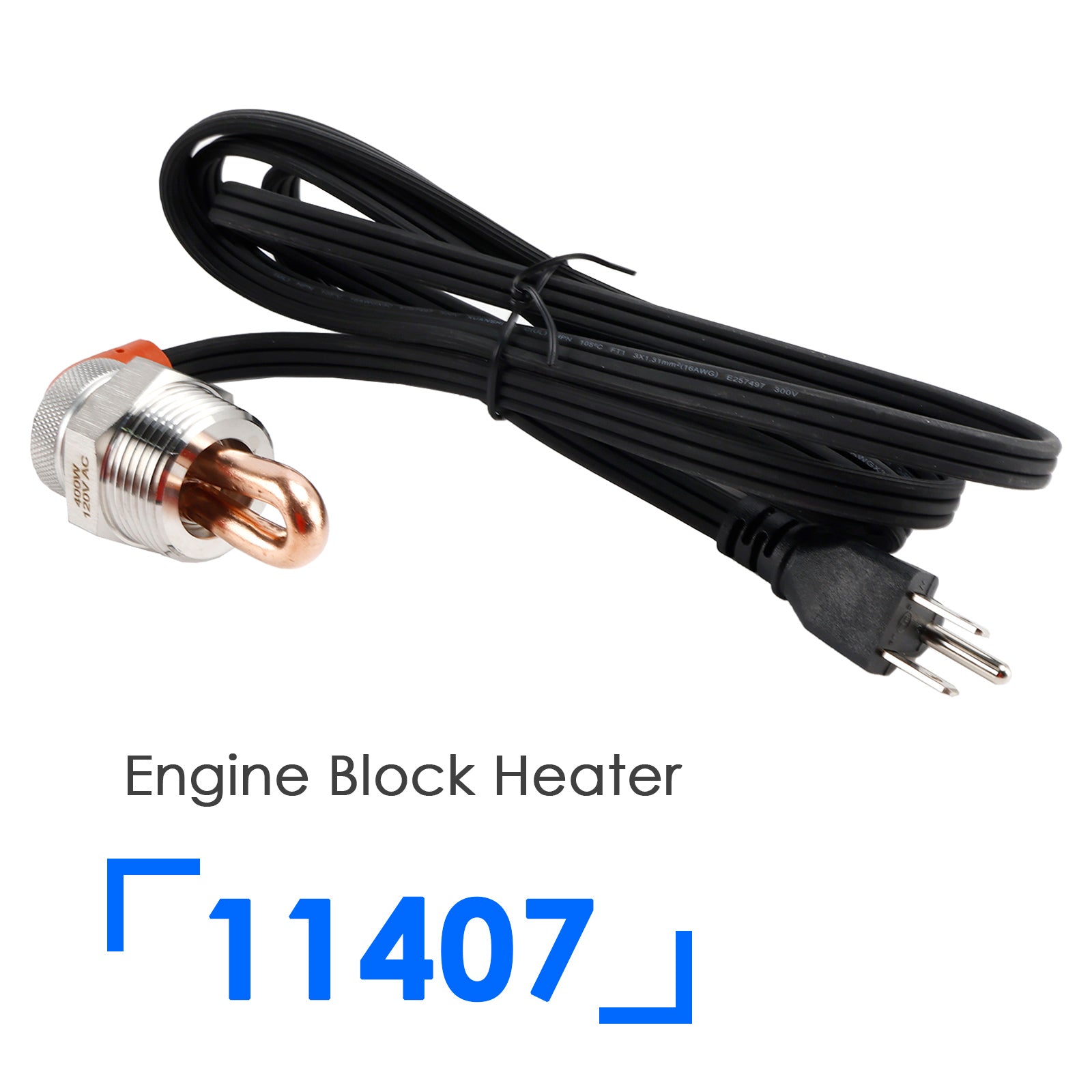 11407 Engine Block Heater for Yanmar 3T72HLE 4TN82E 4TNE98 YYDXL4.4 1 D4T