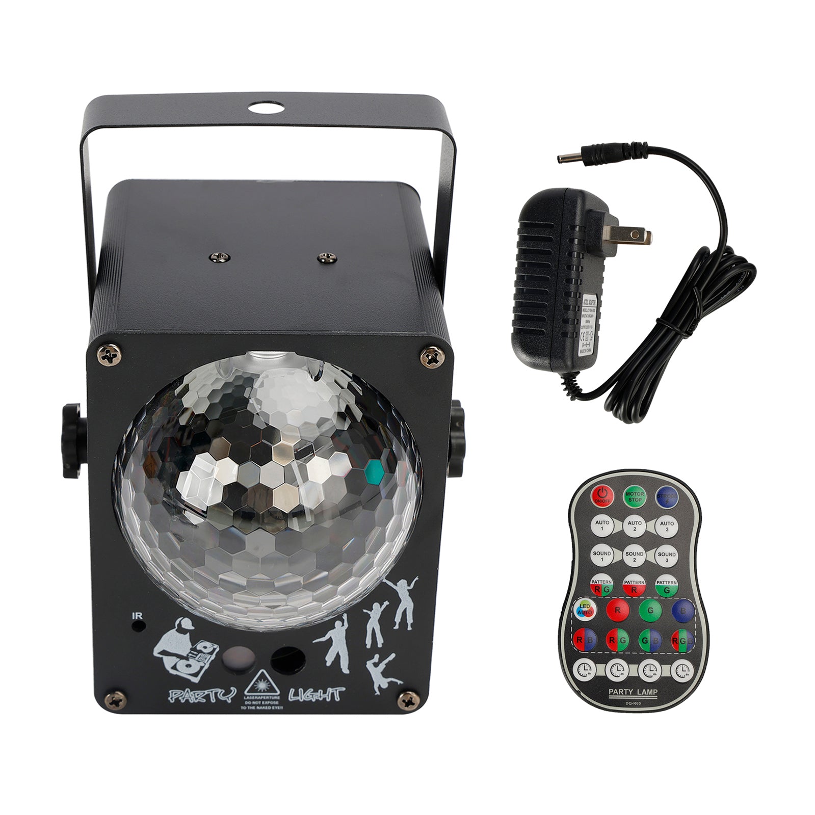 LED Laser Light RGB Lights 60 Patterns Magic Ball Stage Lighting DJ Disco Party