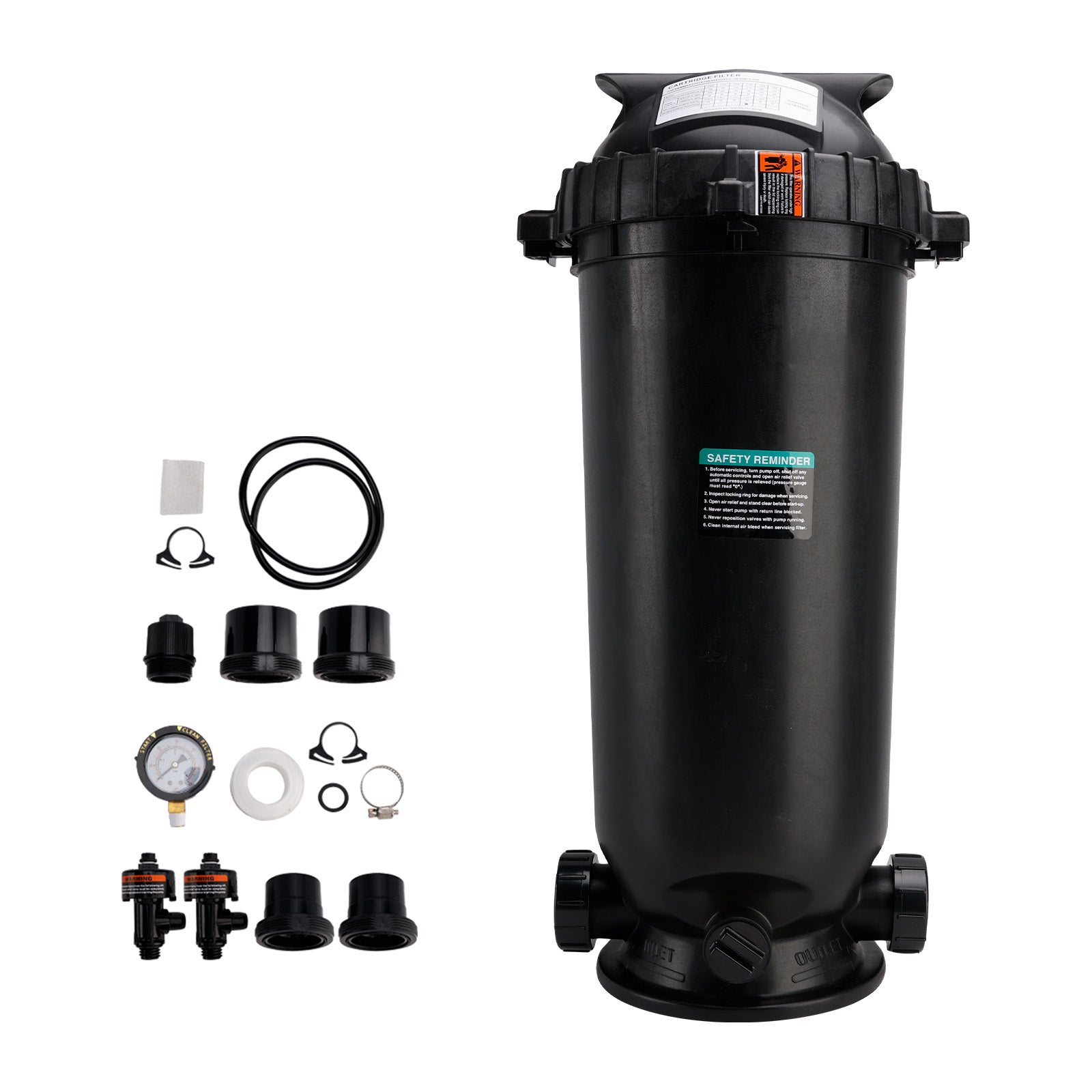 W3C17502 Pool Cartridge Filter Assembly 175 Sq.Ft For Hayward StarClear Plus