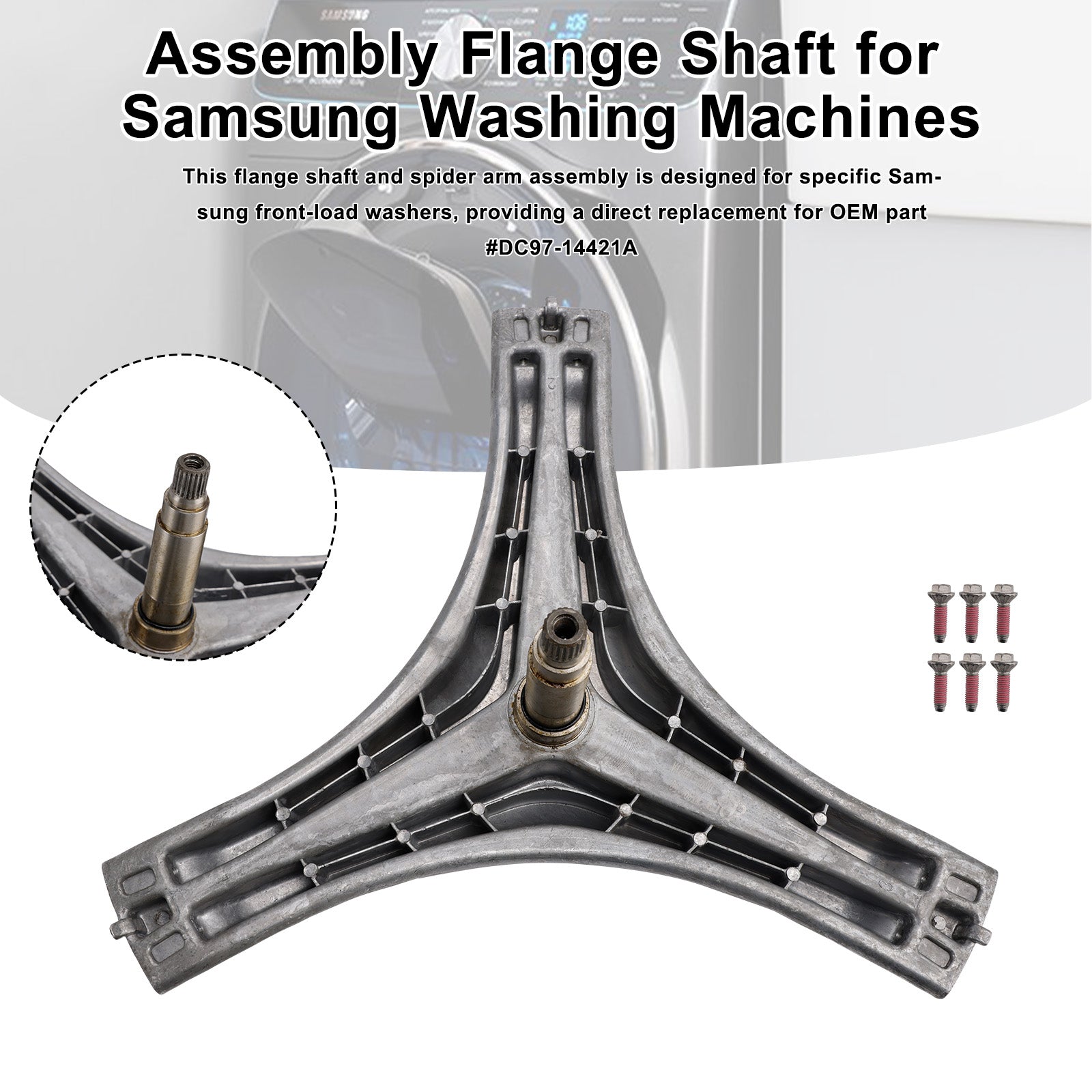 DC97-14421A Washer Assy Flange Shaft for Samsung AP4452794 2076567 PS4220154