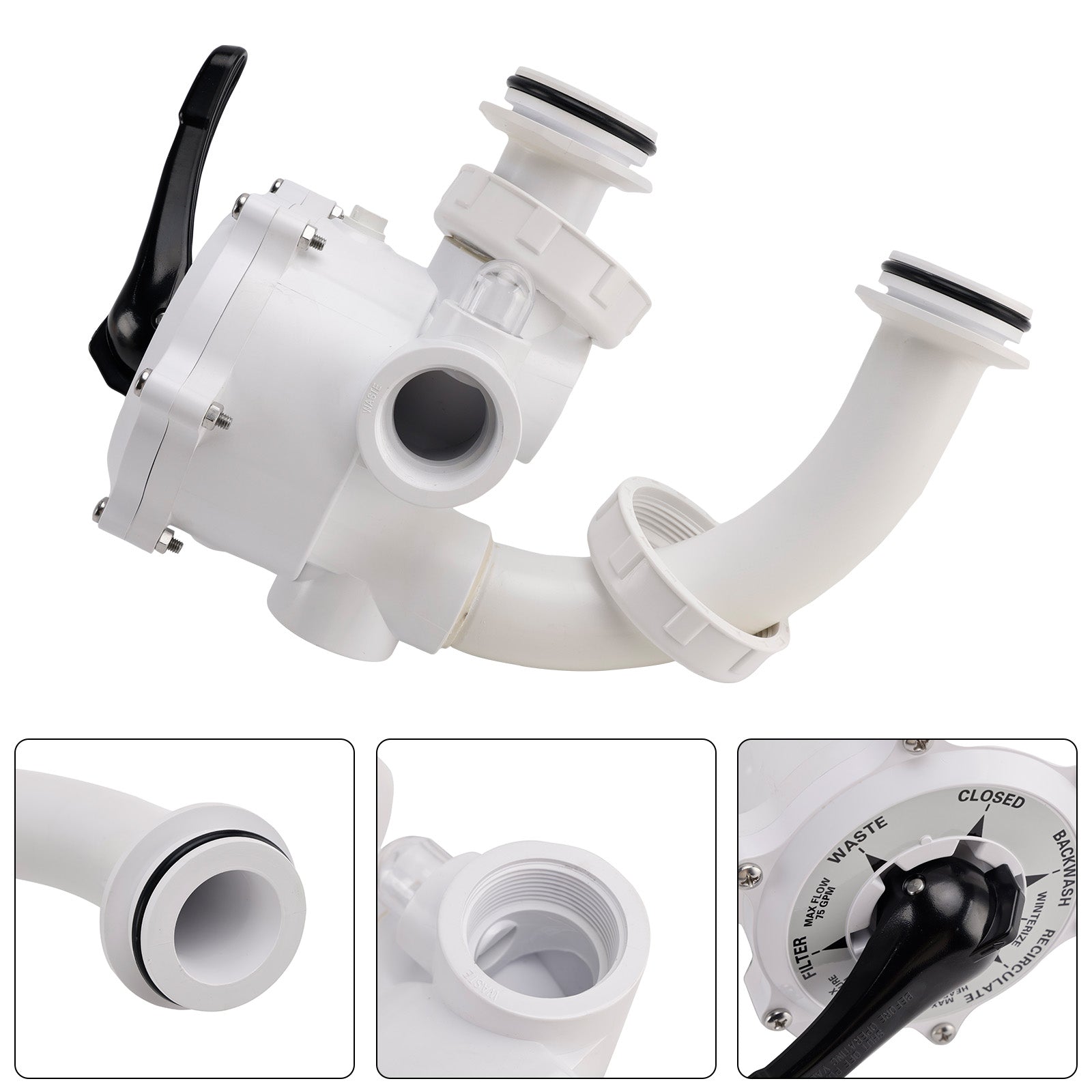261173 Multiport Valve 1.5" 1 1/2" Triton Sand Pool Filter for Pentair SM-10-3