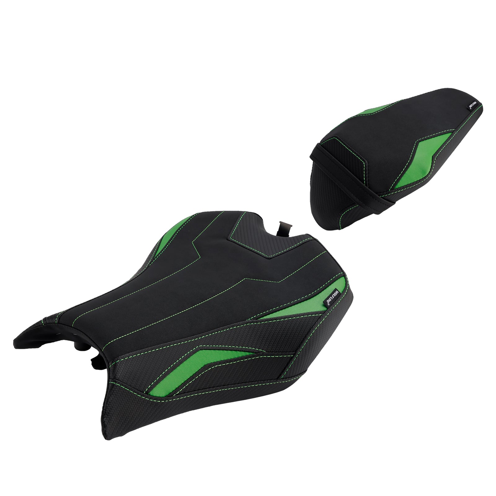 Front&Rear Raider Passenger Cushion Kit Green1 For Kawasaki Z900 Zr900-F 2025-