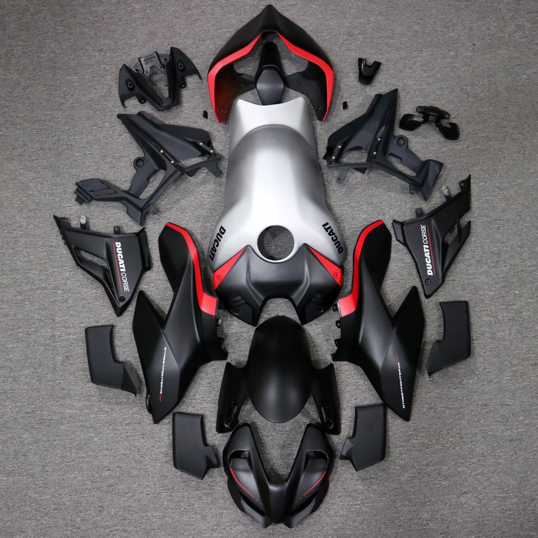 Injection Fairing Kit Bodywork For Ducati Street Fighter V4 2020-2023
