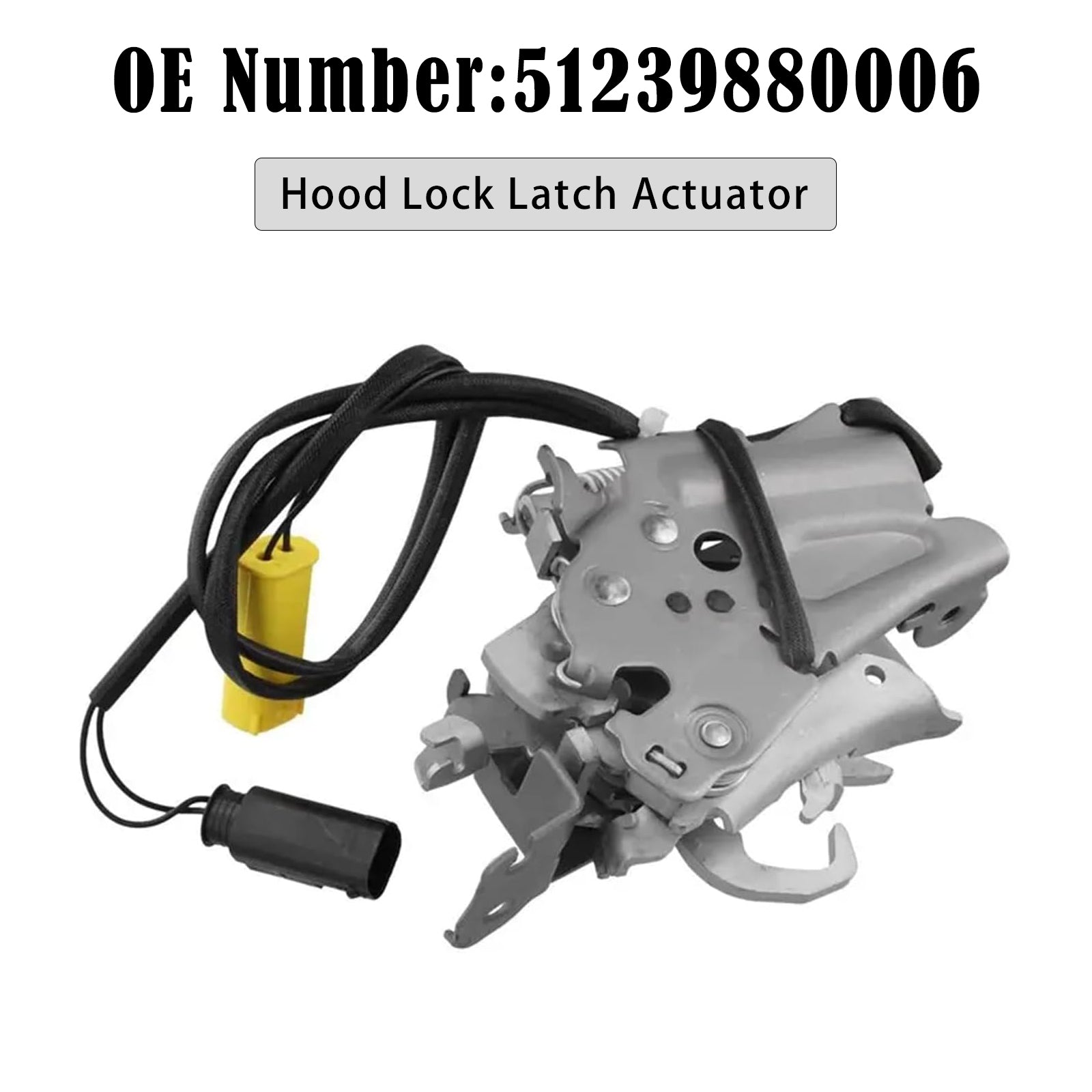 Hood Lock Latch Actuator 51239880006 For BMW 7 Series G70 2023