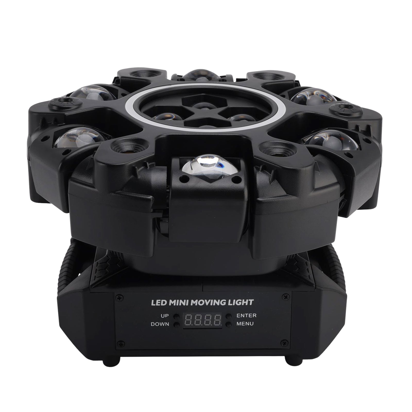 6 Arm Moving Head Stage Light Rgbw With 4 Honeycomb Beams DMX Control For Party