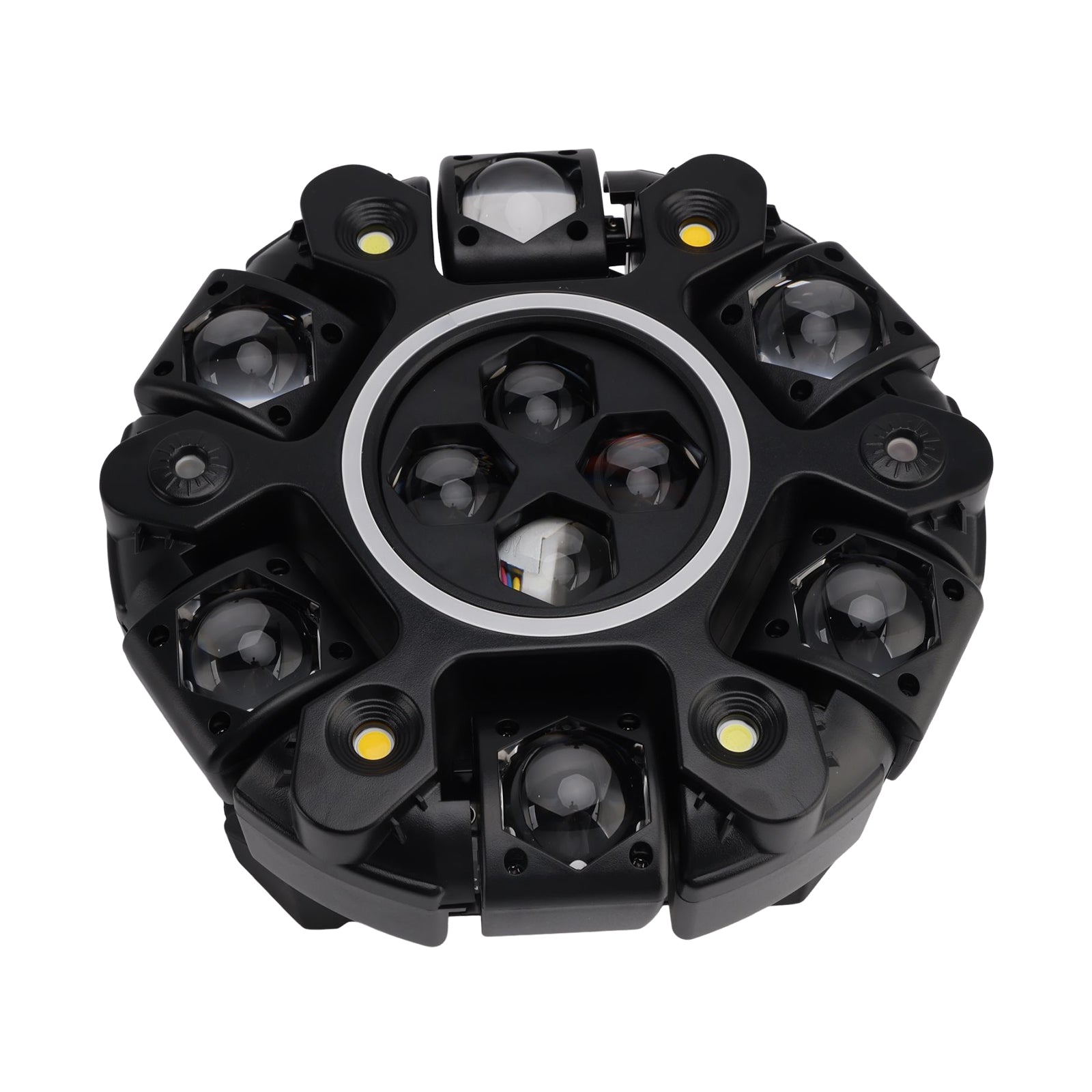6 Arm Moving Head Stage Light Rgbw With 4 Honeycomb Beams DMX Control For Party