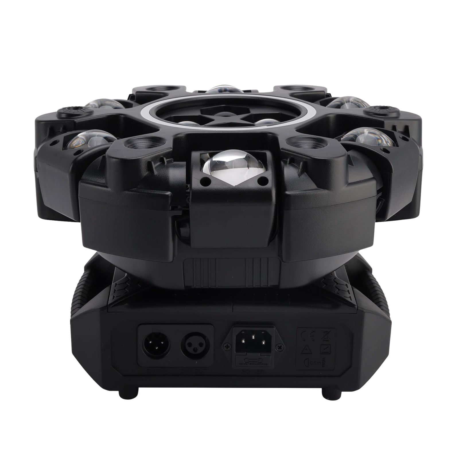 6 Arm Moving Head Stage Light Rgbw With 4 Honeycomb Beams DMX Control For Party