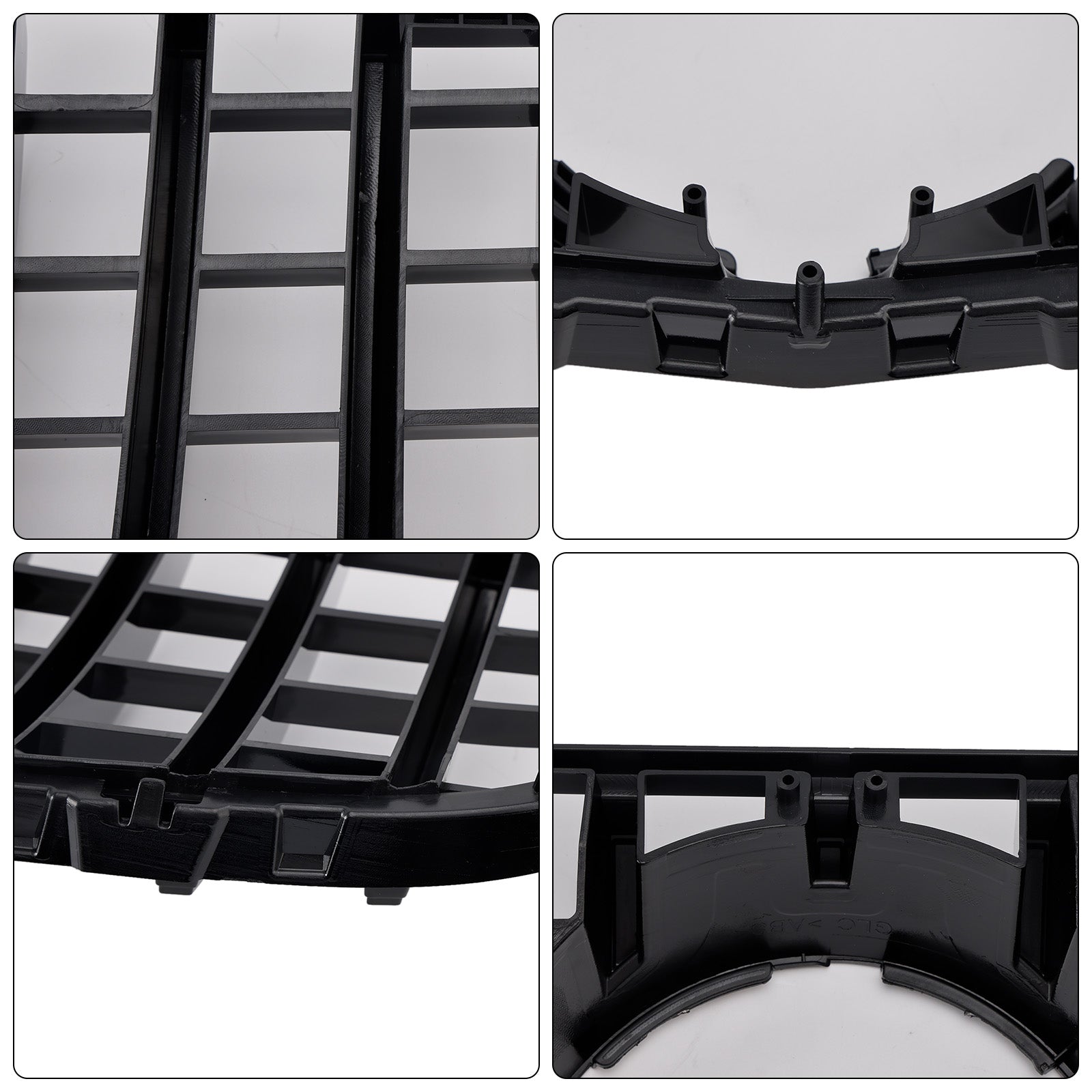 2015-2019 Mercedes Benz GLC X253 C253 Front Bumper Grill Grille Gloss Black