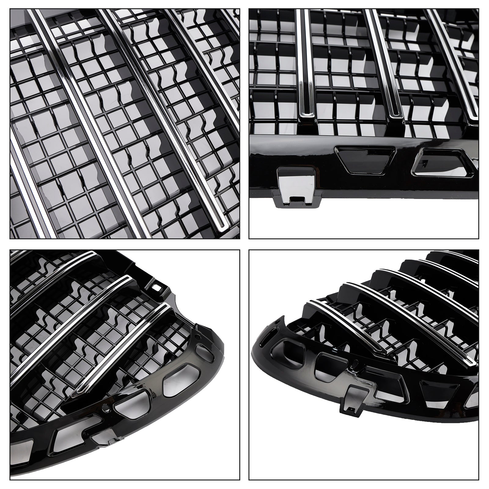 Front Bumper Grille Grill fit Mercedes Sprinter W907 W910 2018-2023 GT Style