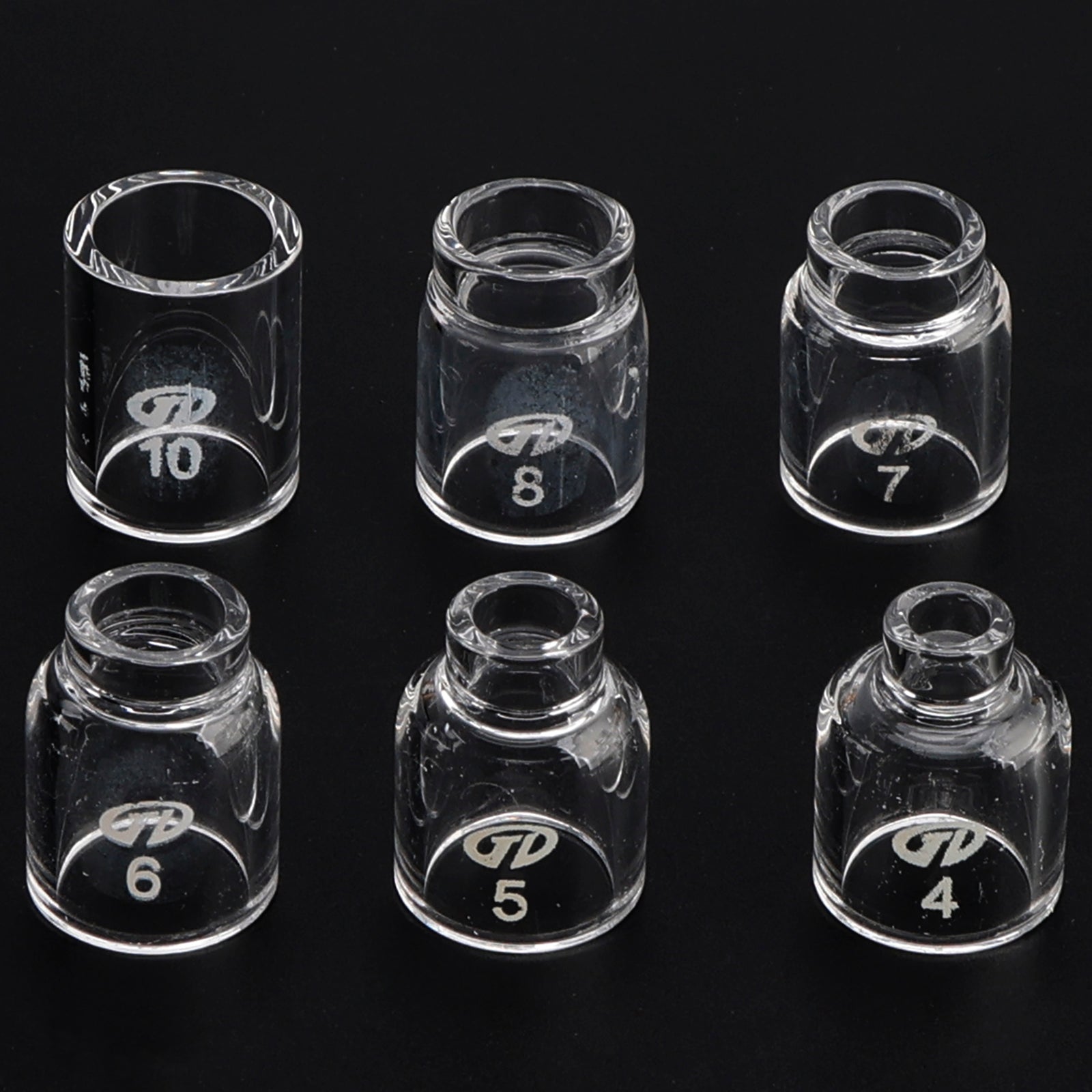30Pcs TIG Welding Stubby Gas Lens Pyrex Cup Kit Fits For Tig WP-17/18/26 Torch