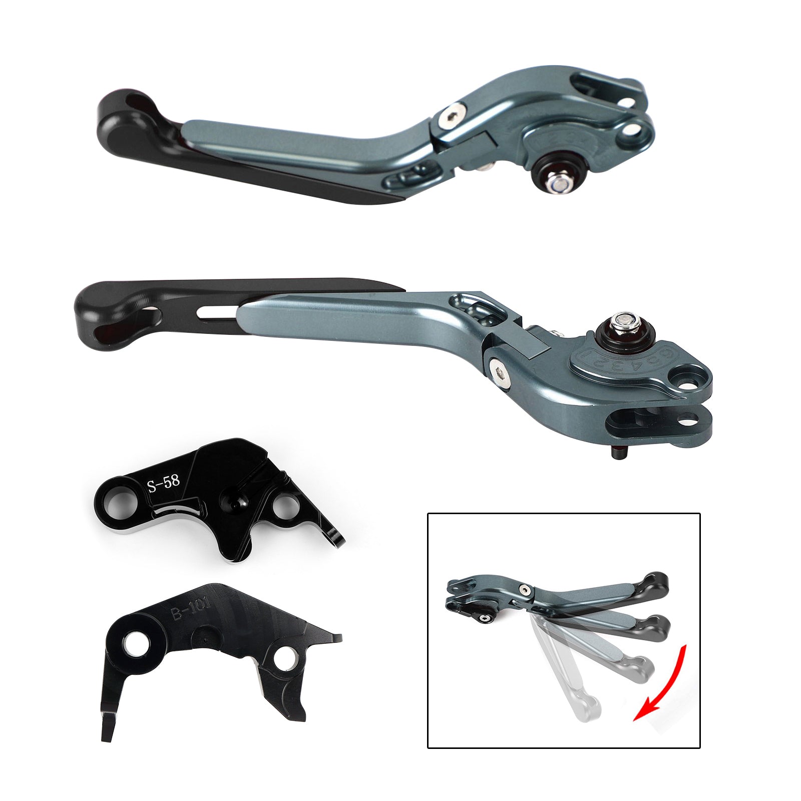 Adjustable Clutch Brake Lever fit for YAMAHA YZF R7 MT-10/SP FZ-10/SP 2022-23