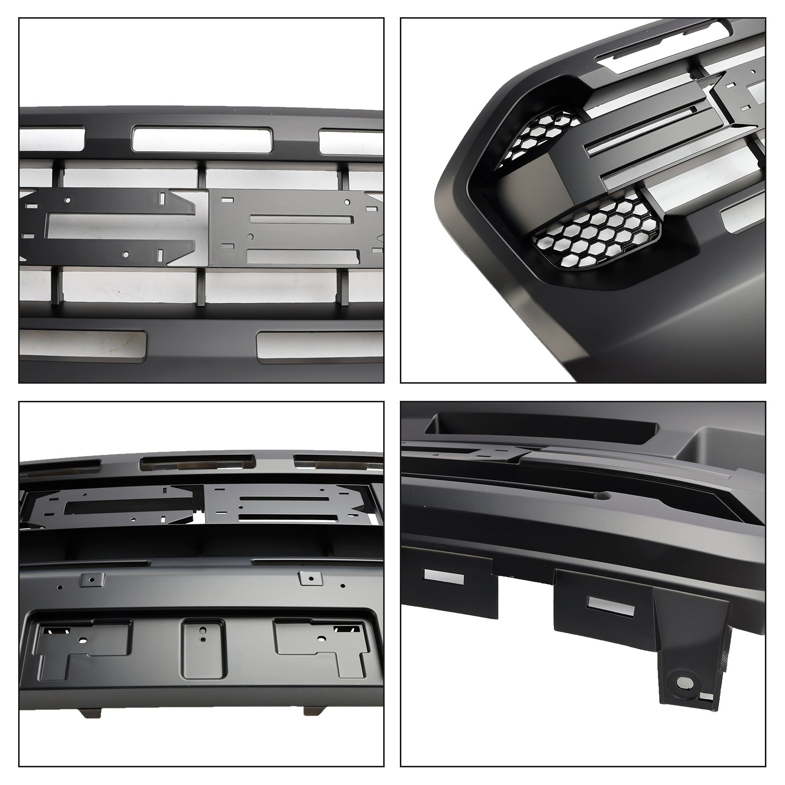 Ford Ranger 2019-2023 T8 Matt Black Ranger Raptor Style Front Bumper Grille