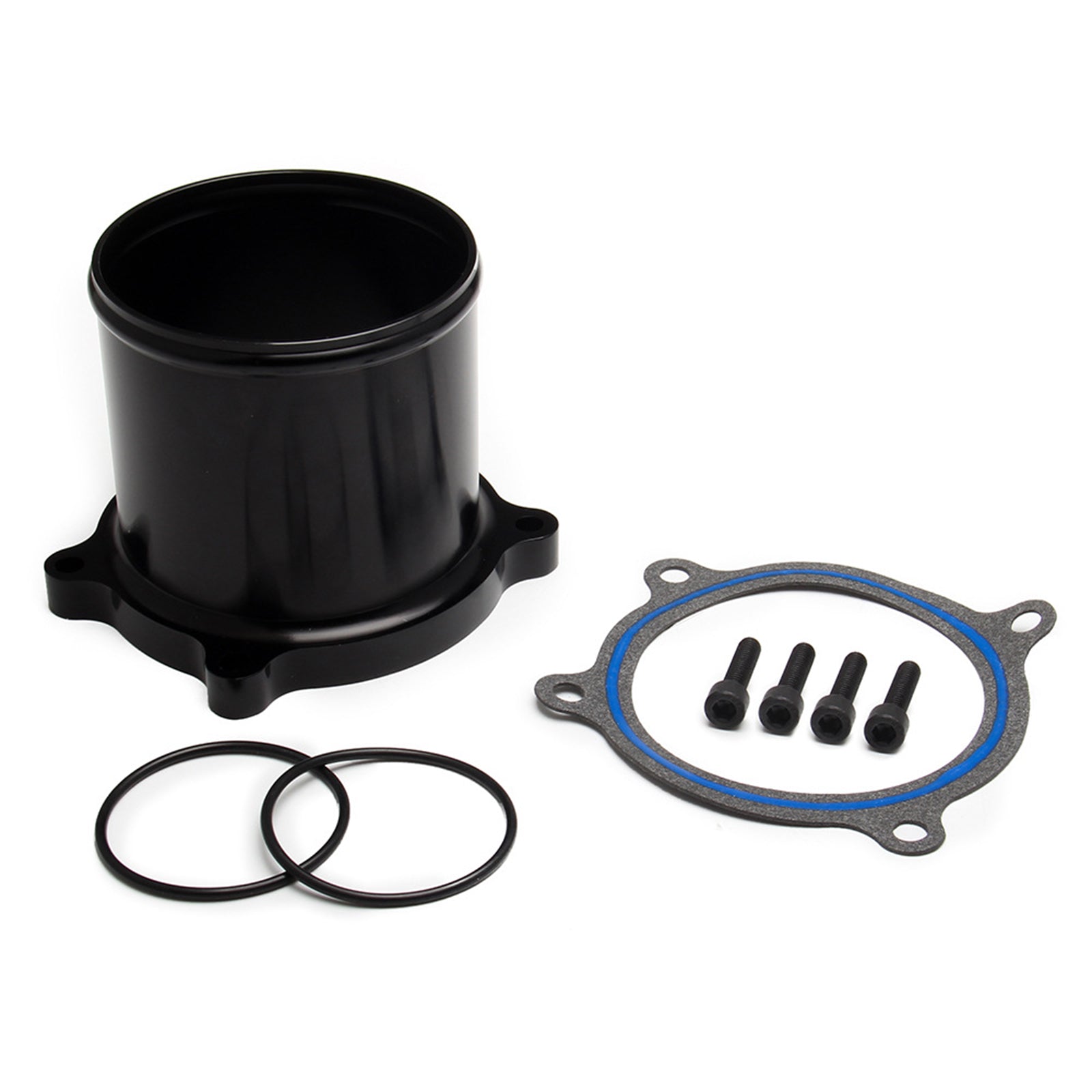 4" Exhaust Muffler Pipes & EGR Delete Kit for 2013 2014 Dodge Ram 2500 3500 6.7L L6 Cummins Diesel