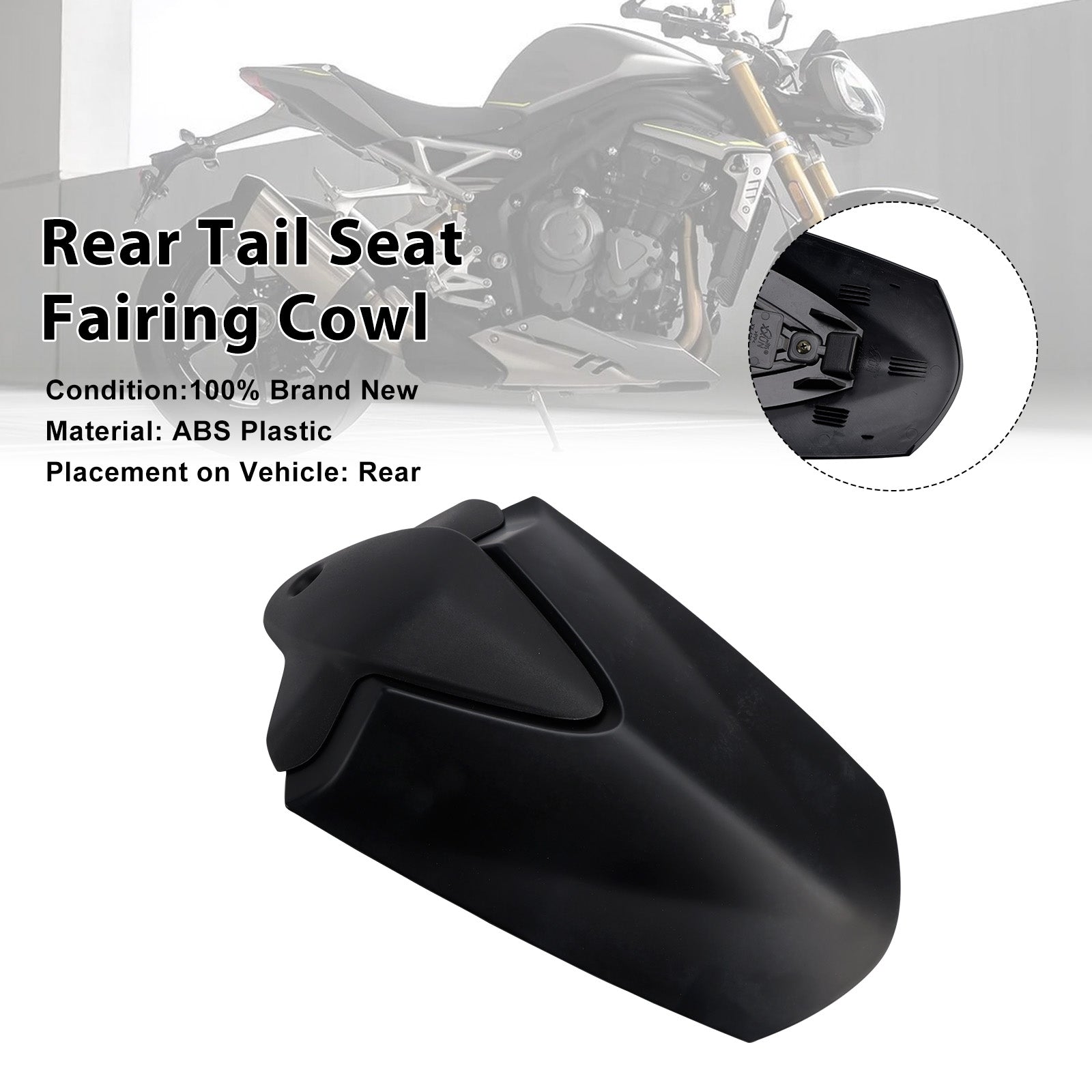 2021-2024 For Speed Triple 1200 RS Rear Tail Seat Fairing Cowl Cover