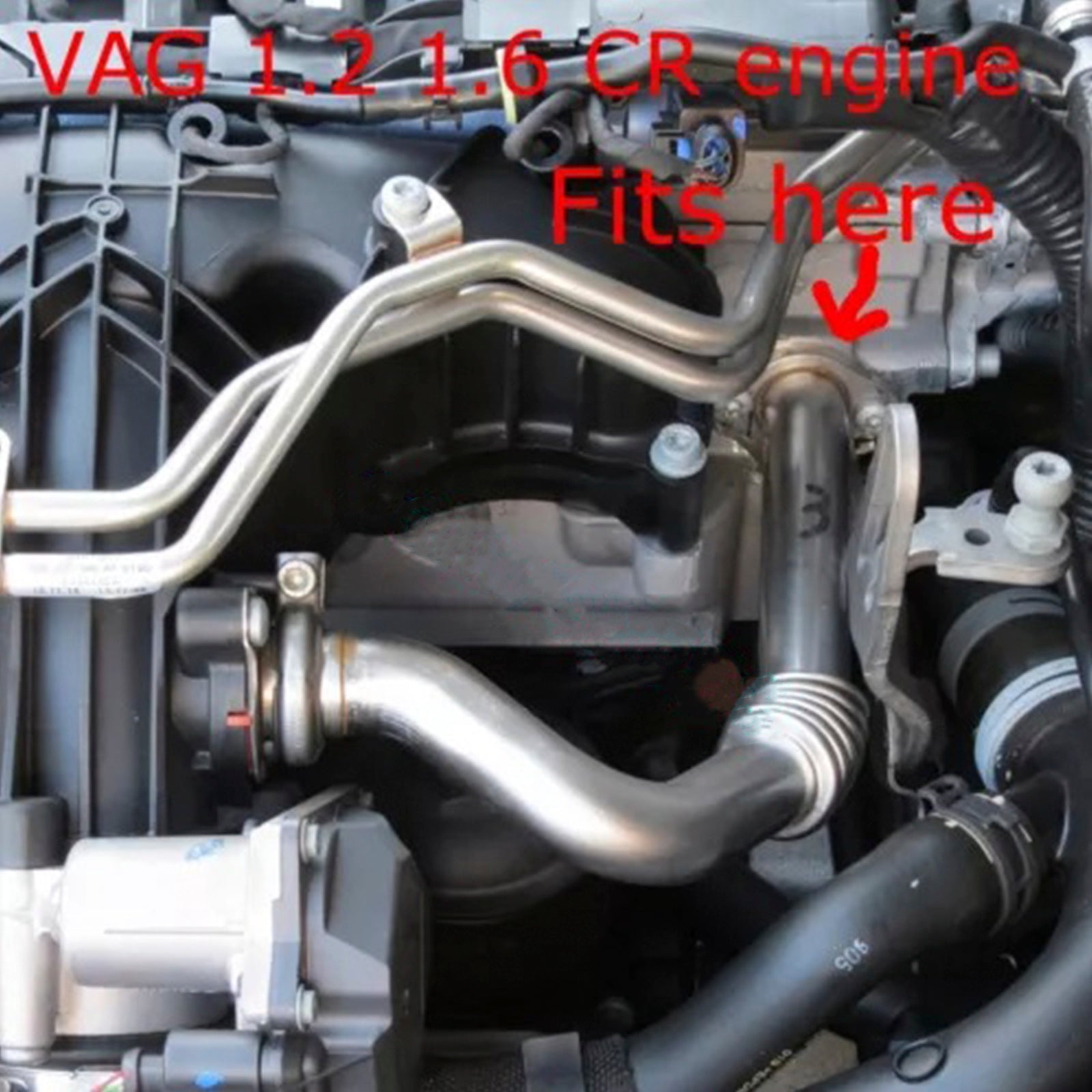 EGR Valve Block Plate for VW Seat Skoda 1.2L 1.6L TDi for Audi Common rail S/S