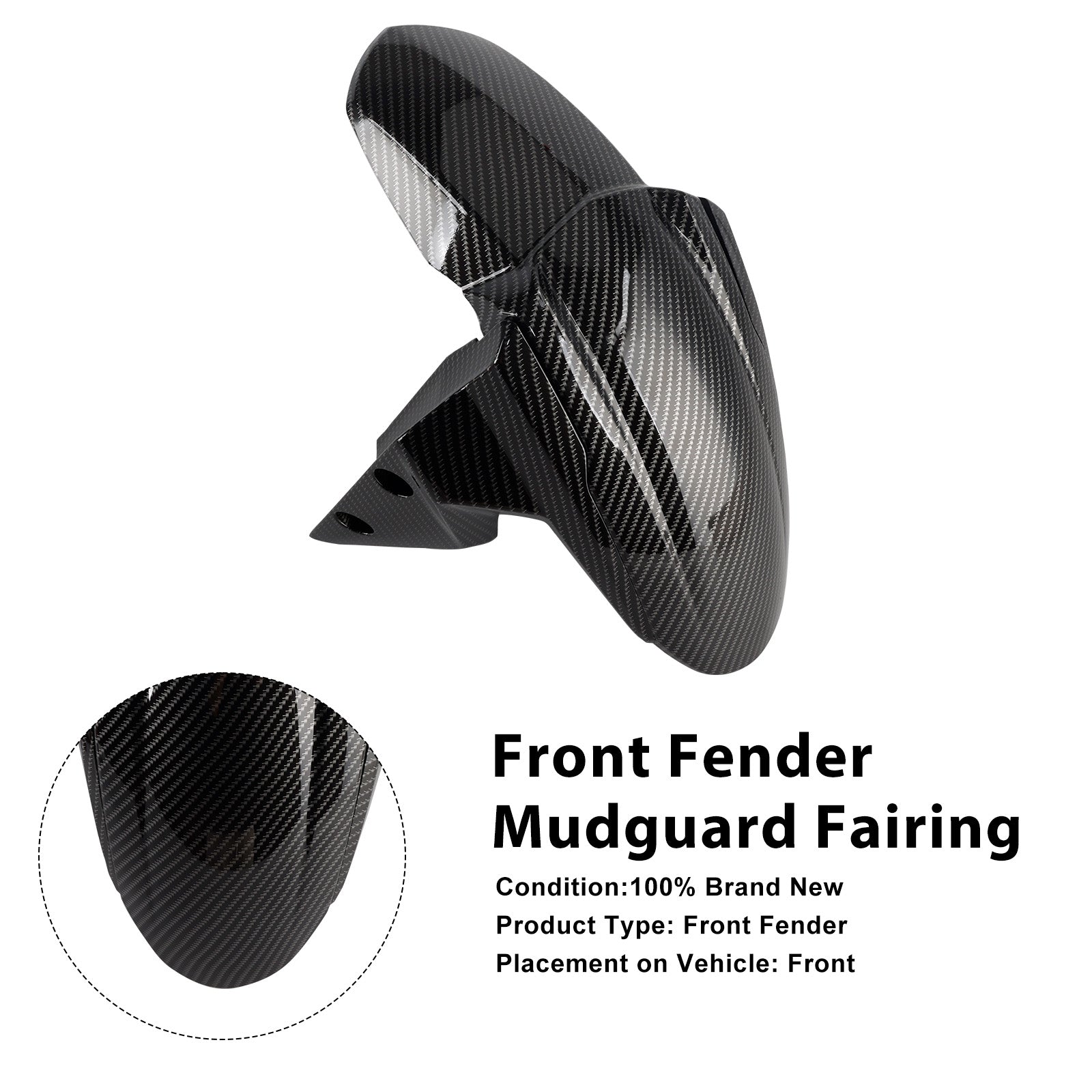 2020-2025 Street Triple 765 R RS Front Fender Mudguard Fairing