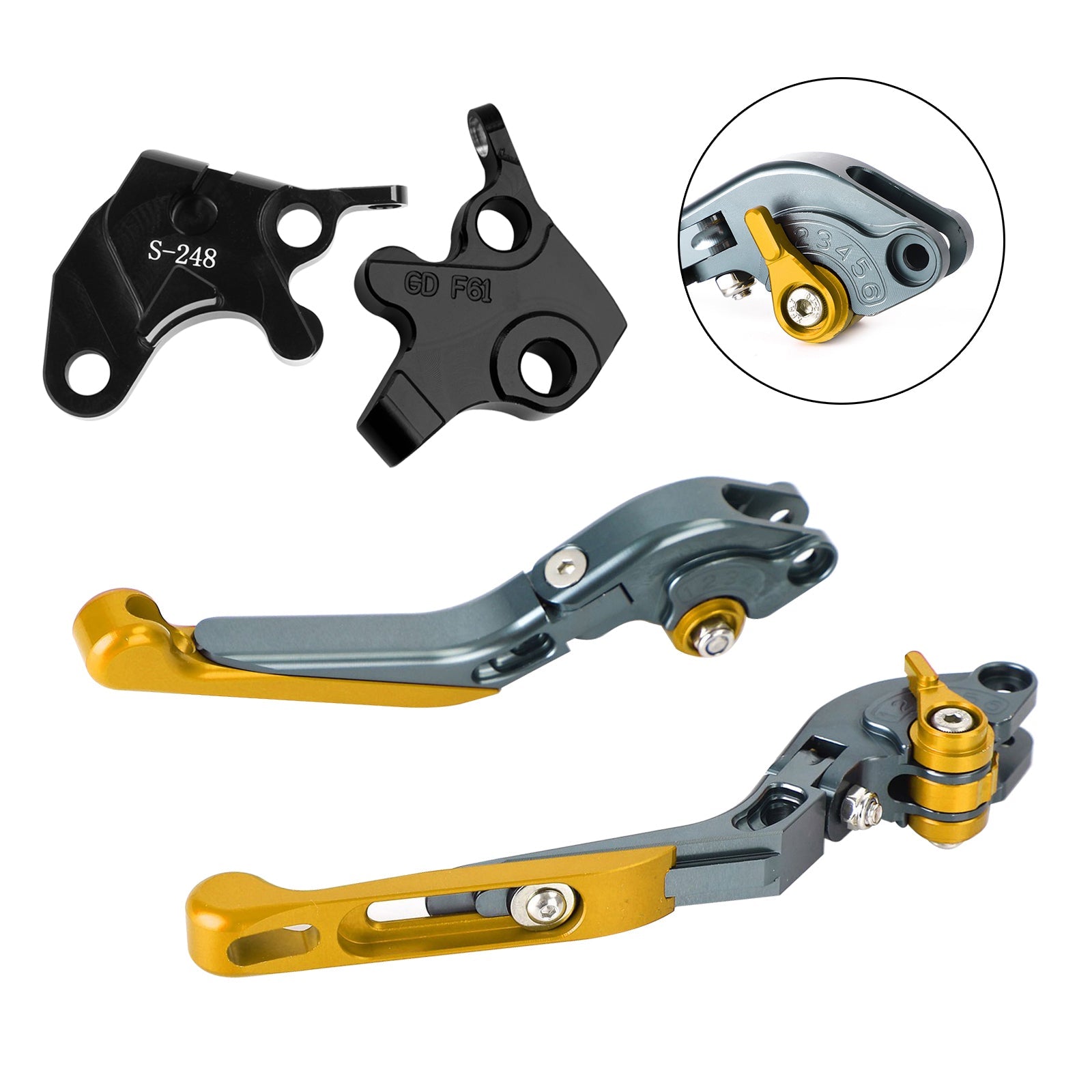 Adjustable Clutch Brake Lever fit for YAMAHA YZF R125 2008-2011