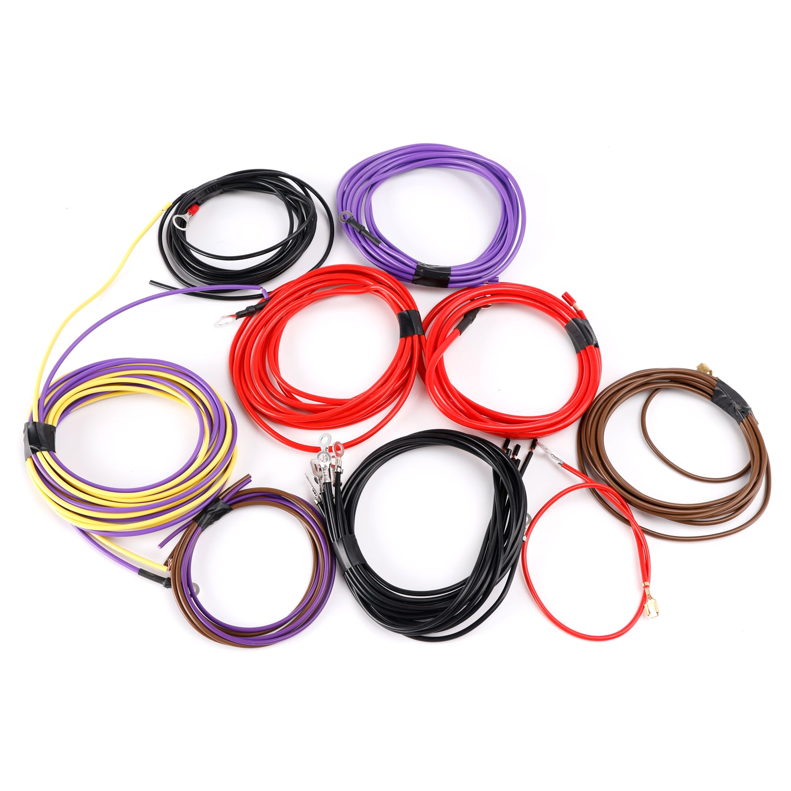 Universal 22 Circuit Wiring Harness Custom Wire Kit Xl Wires 91064022