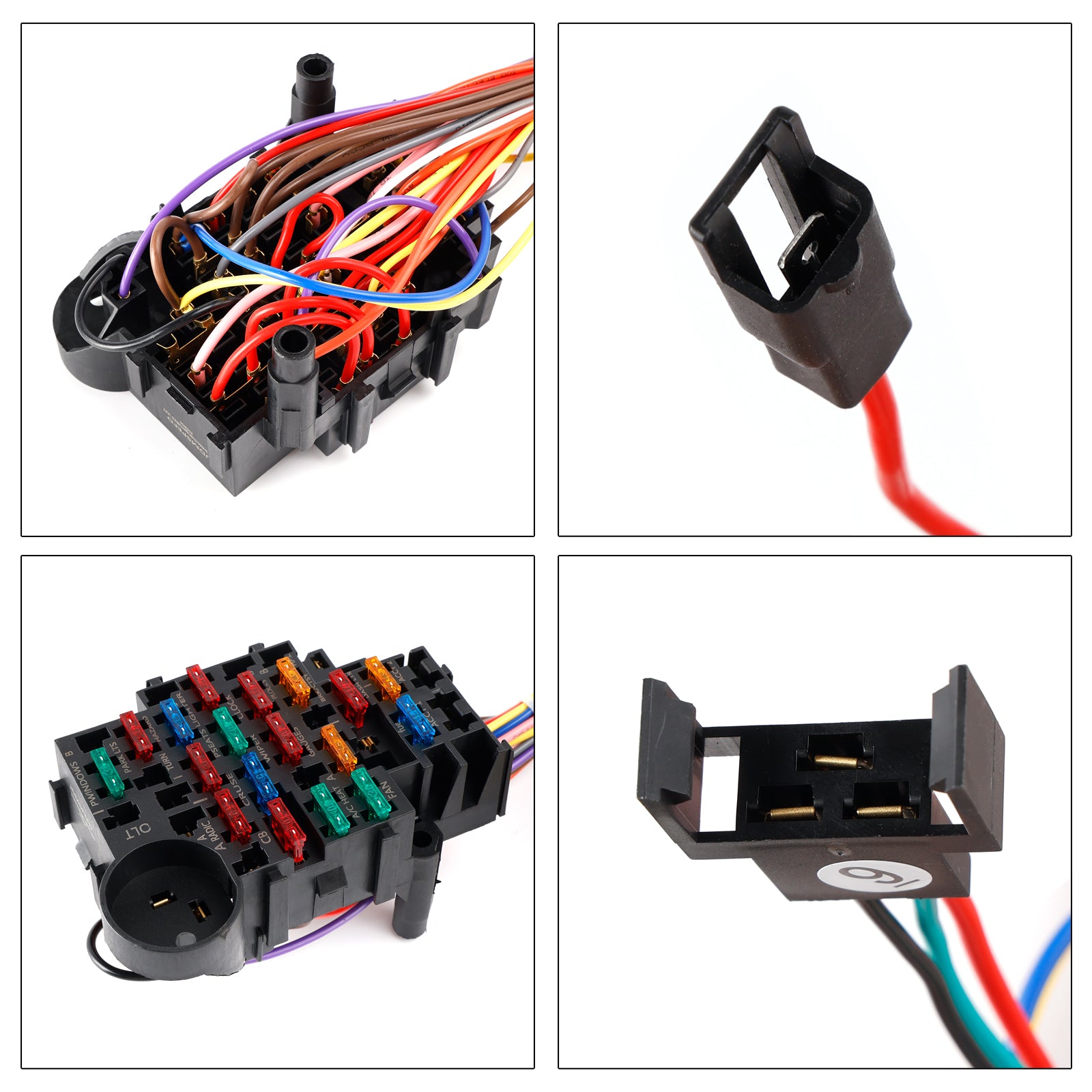 Universal 22 Circuit Wiring Harness Custom Wire Kit Xl Wires 91064022