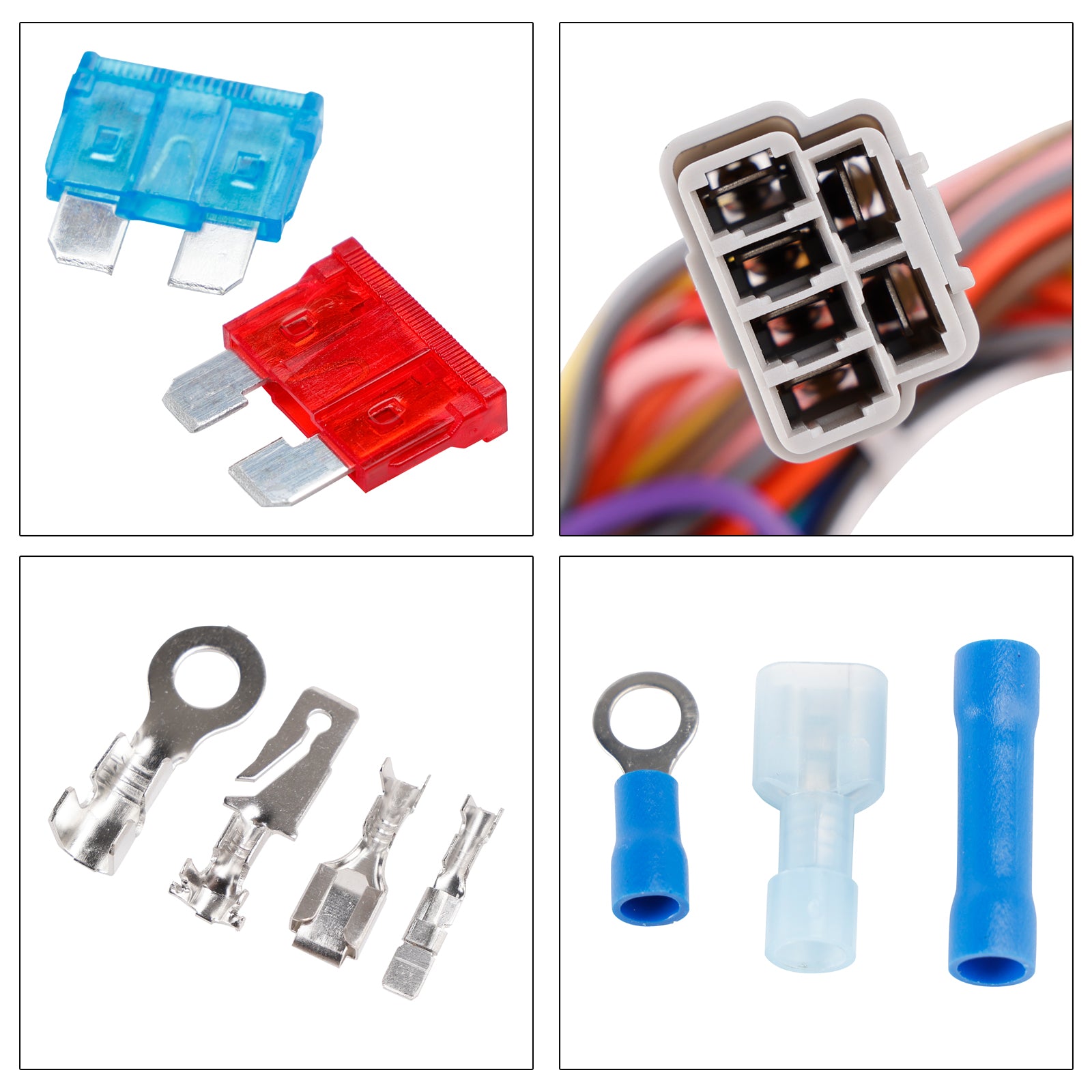 Universal 22 Circuit Wiring Harness Custom Wire Kit Xl Wires 91064022