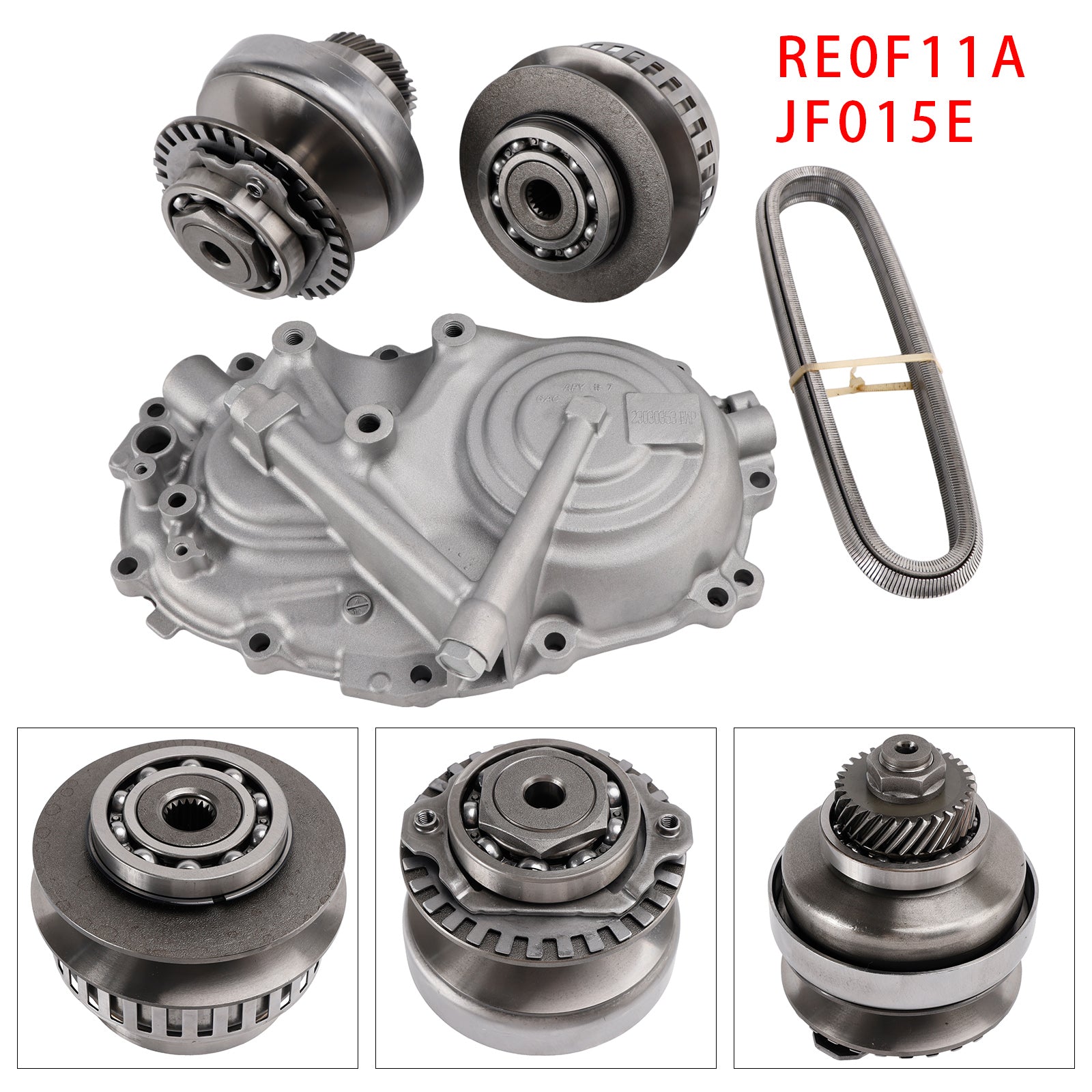 RE0F11A JF015E Pulleys Belt Chain Rear Cover Kit 30 Teeth For CVT Nissan 09-2018