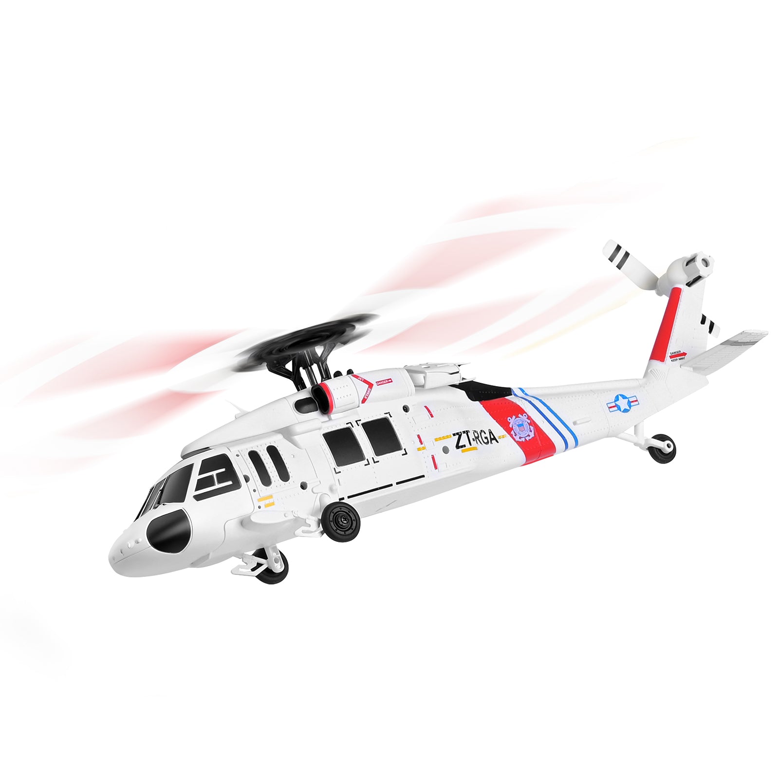 K270 UH-60L 2.4G 4CH 6Axis Gyro Brushless RC Helicopter With 4Paddle Aileronless