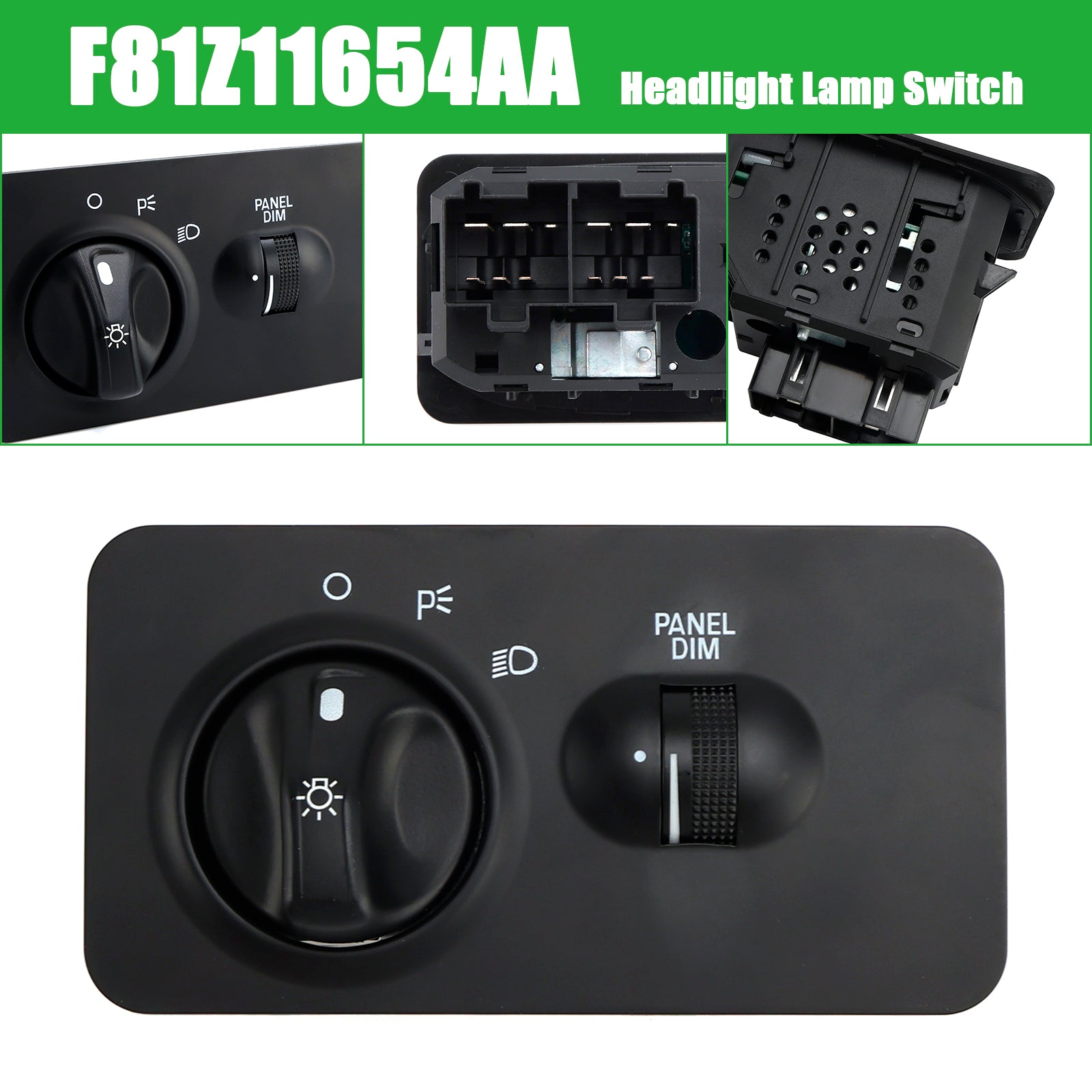 Headlight Lamp Switch F81Z11654AA for Ford F250 F350 Super Duty 1999-2005
