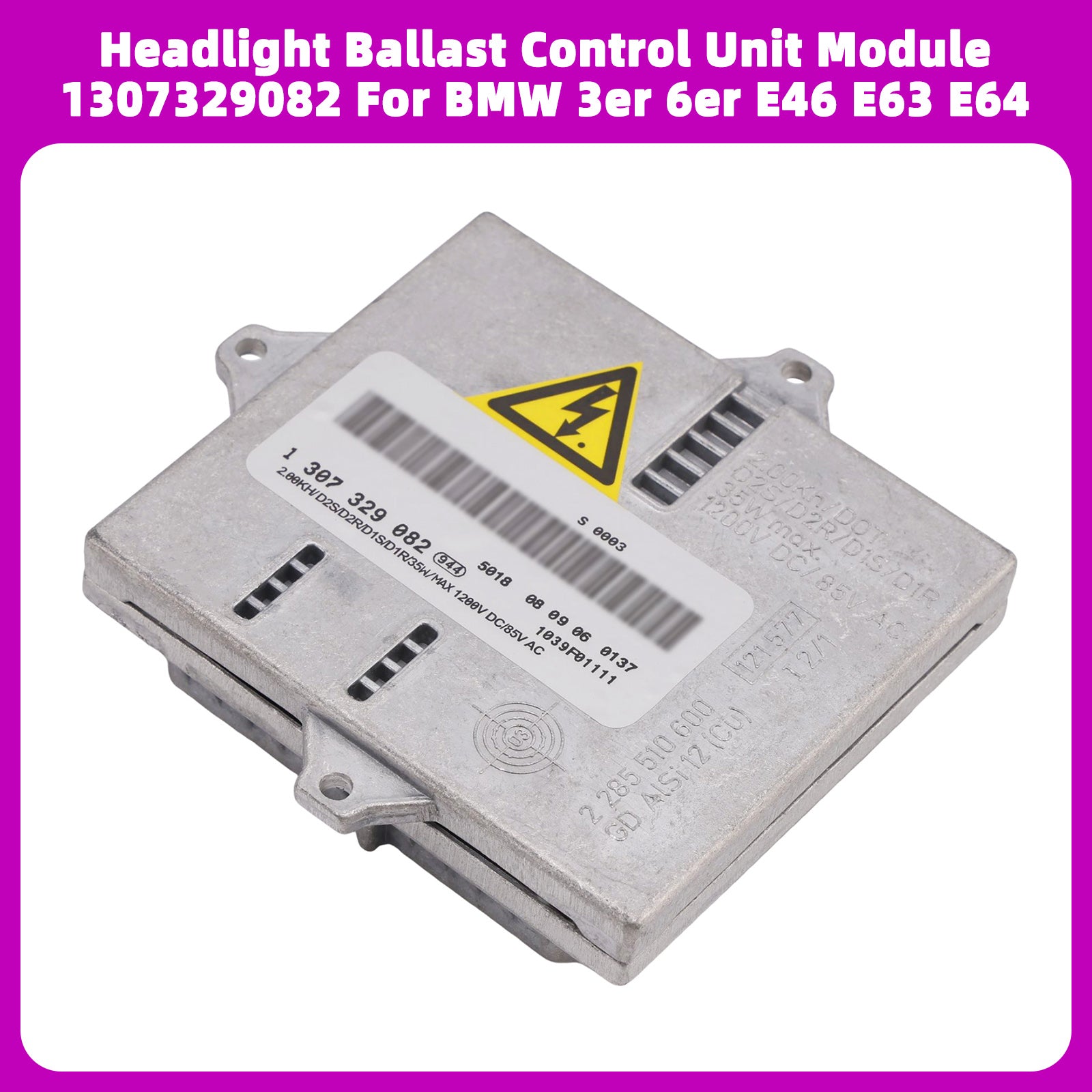 Headlight Ballast Control Unit Module 1307329082 For BMW 3er 6er E46 E63 E64