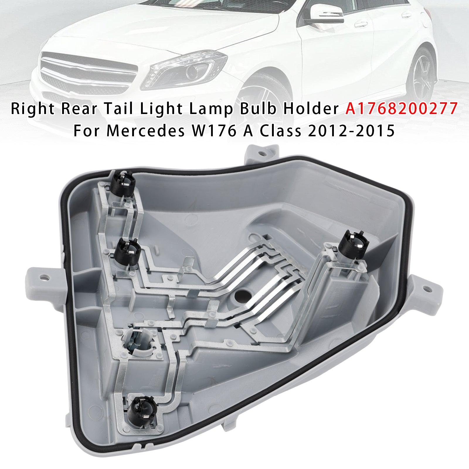 Right Rear Tail Light Lamp Bulb Holder For Mercedes W176 A Class 2012-2015