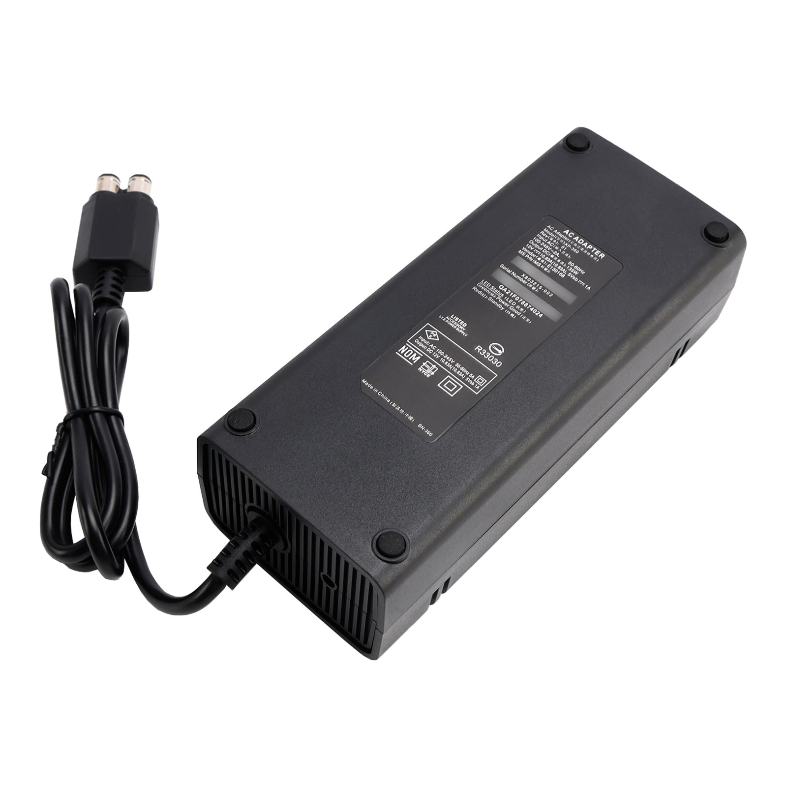AC Adapter Brick Charger Power Supply Cord 115W Fit for Xbox 360 Slim US Plug