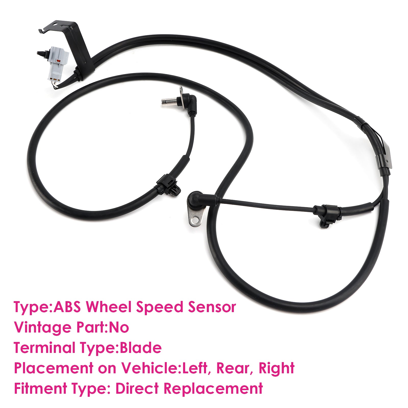 Rear ABS Wheel Speed Sensor 8973879921 For ISUZU D-MAX Rodeo 2.5 3.0 2003-