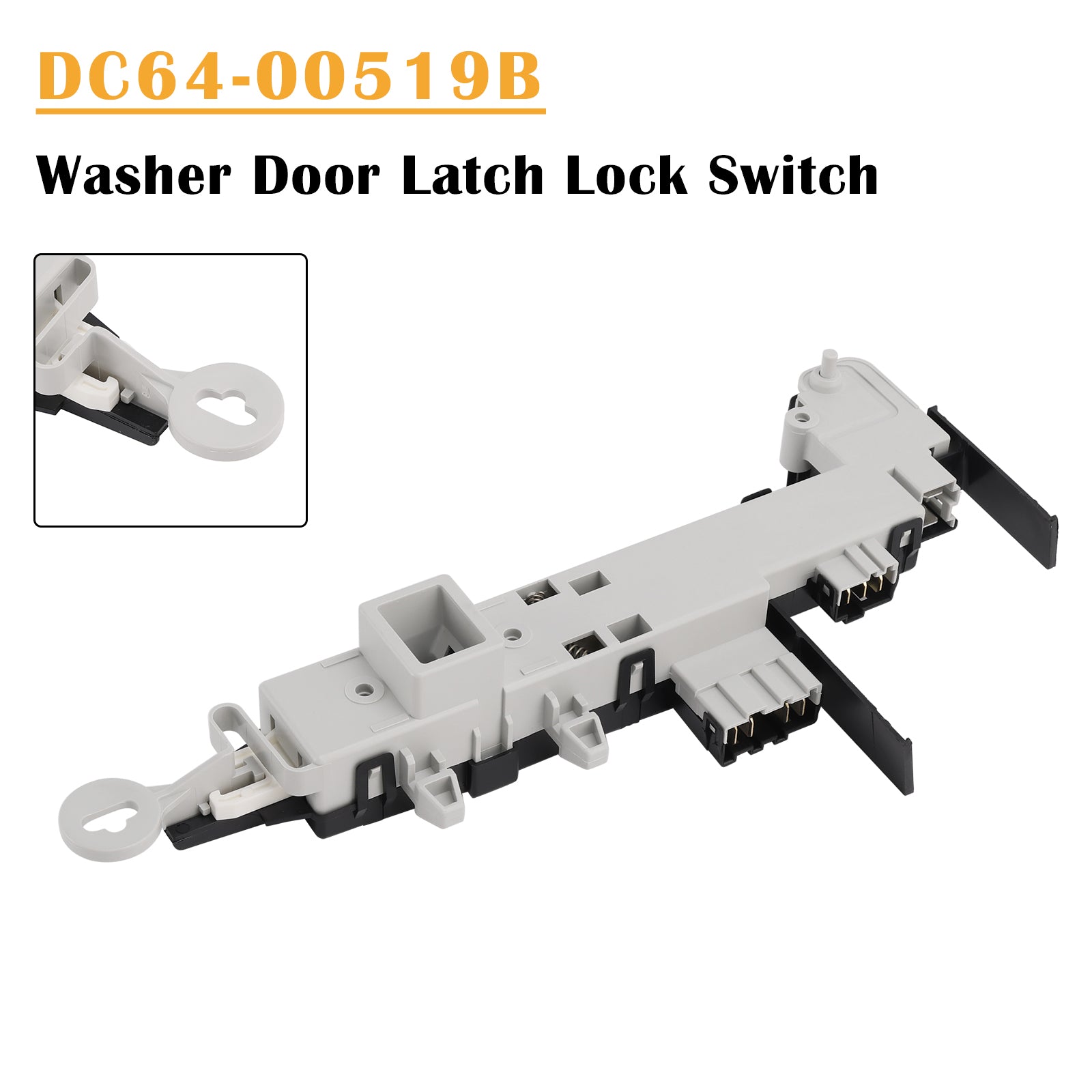 Washer Door Latch Lock Switch DC64-00519B Replace Parts For Samsung For Kenmore