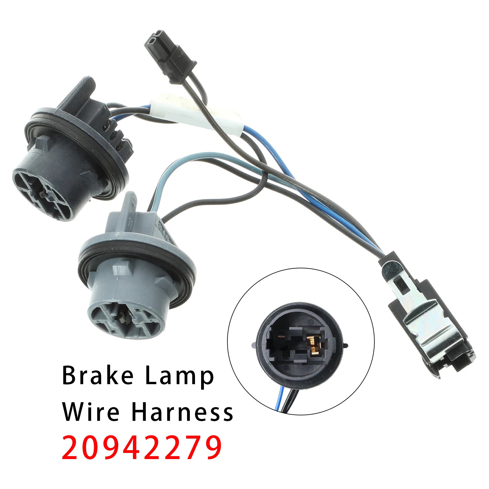 Brake Lamp Wiring Harness and Socket 20942279 For Chevrolet Malibu 2013-2016