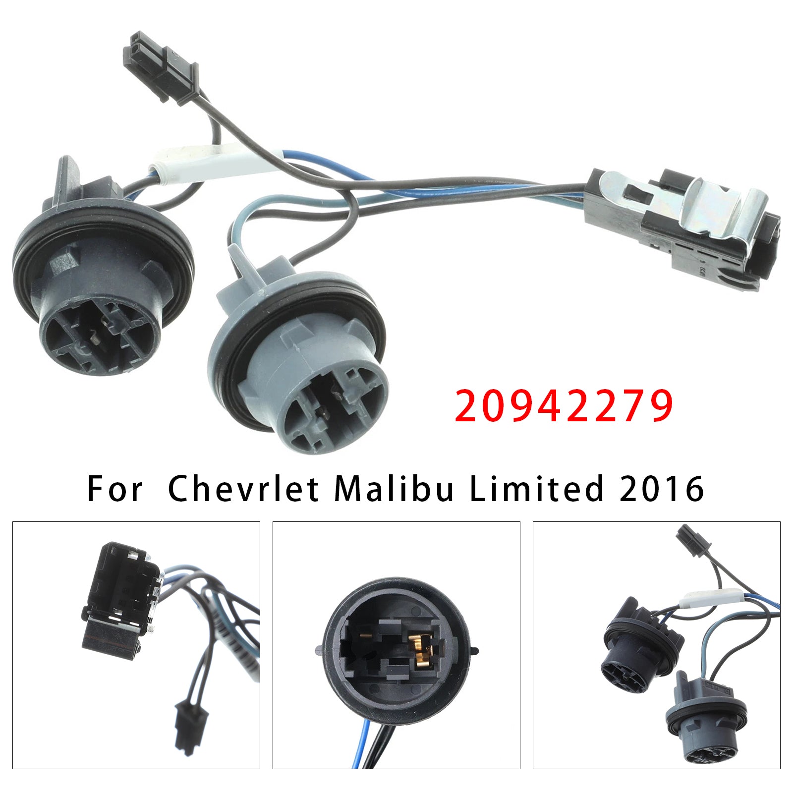 Brake Lamp Wiring Harness and Socket 20942279 For Chevrolet Malibu 2013-2016