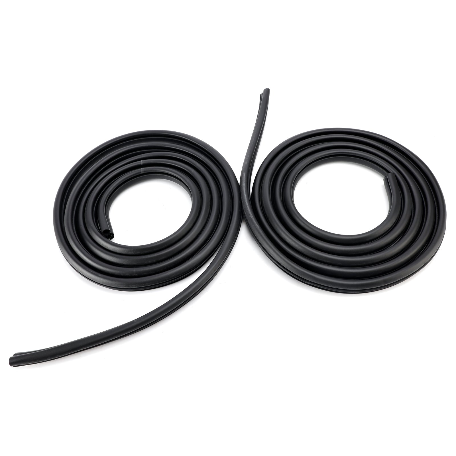 4Pcs Front Rear Left Right Door Rubber Seal Weatherstrip For Hummer H2 2003-2009