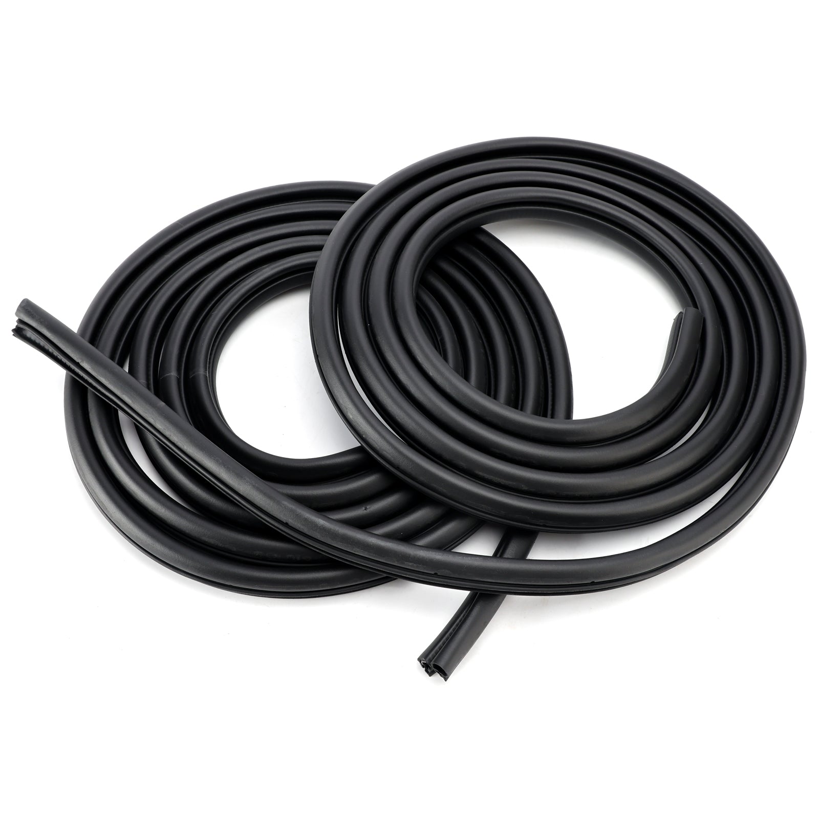 2Pcs Front/Rear Door Rubber Seal Weatherstrip For Hummer H2 2003-2009