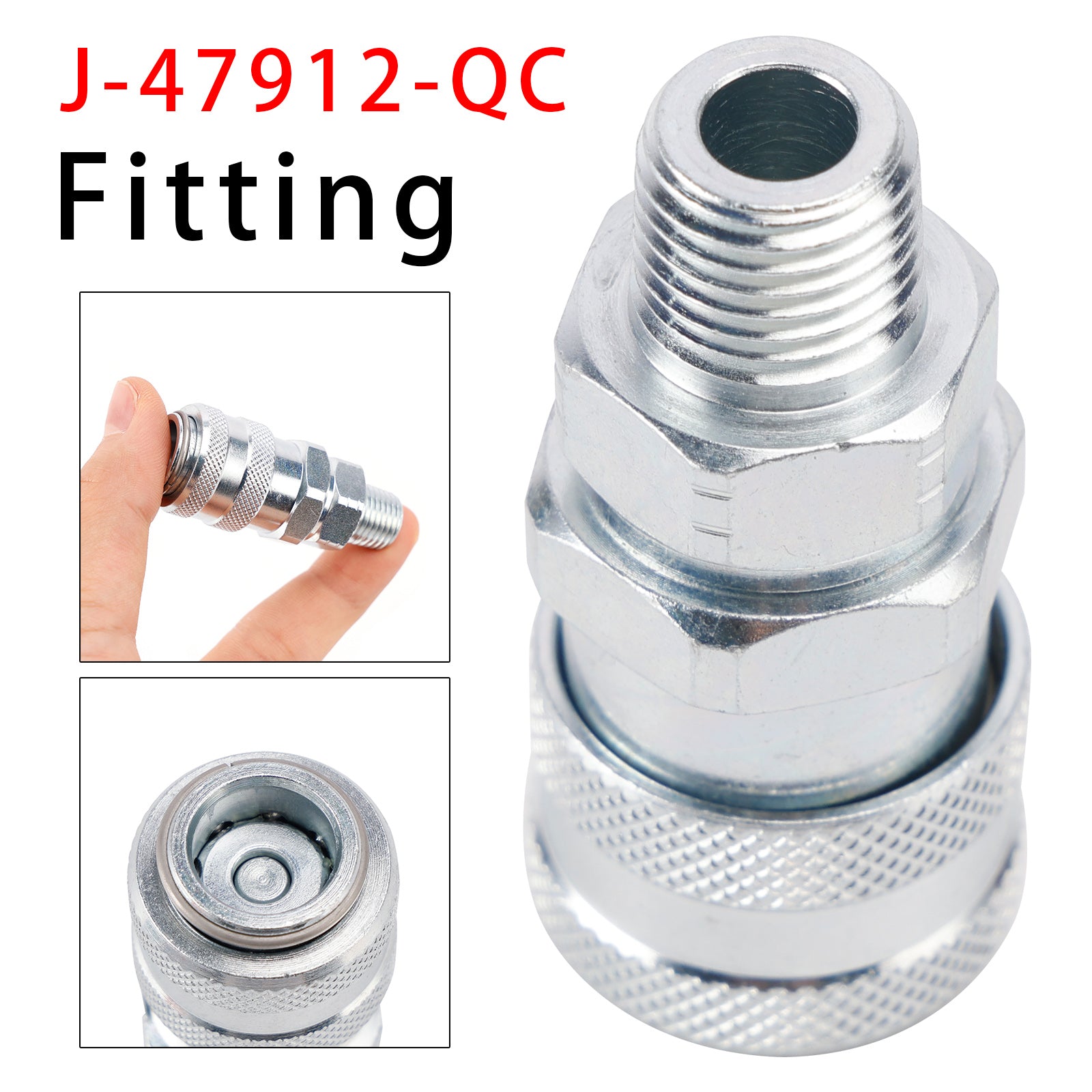 Fuel System Coupler Fitting J-47912-QC For Detroit S60 Cummins MBE900 MBE4000