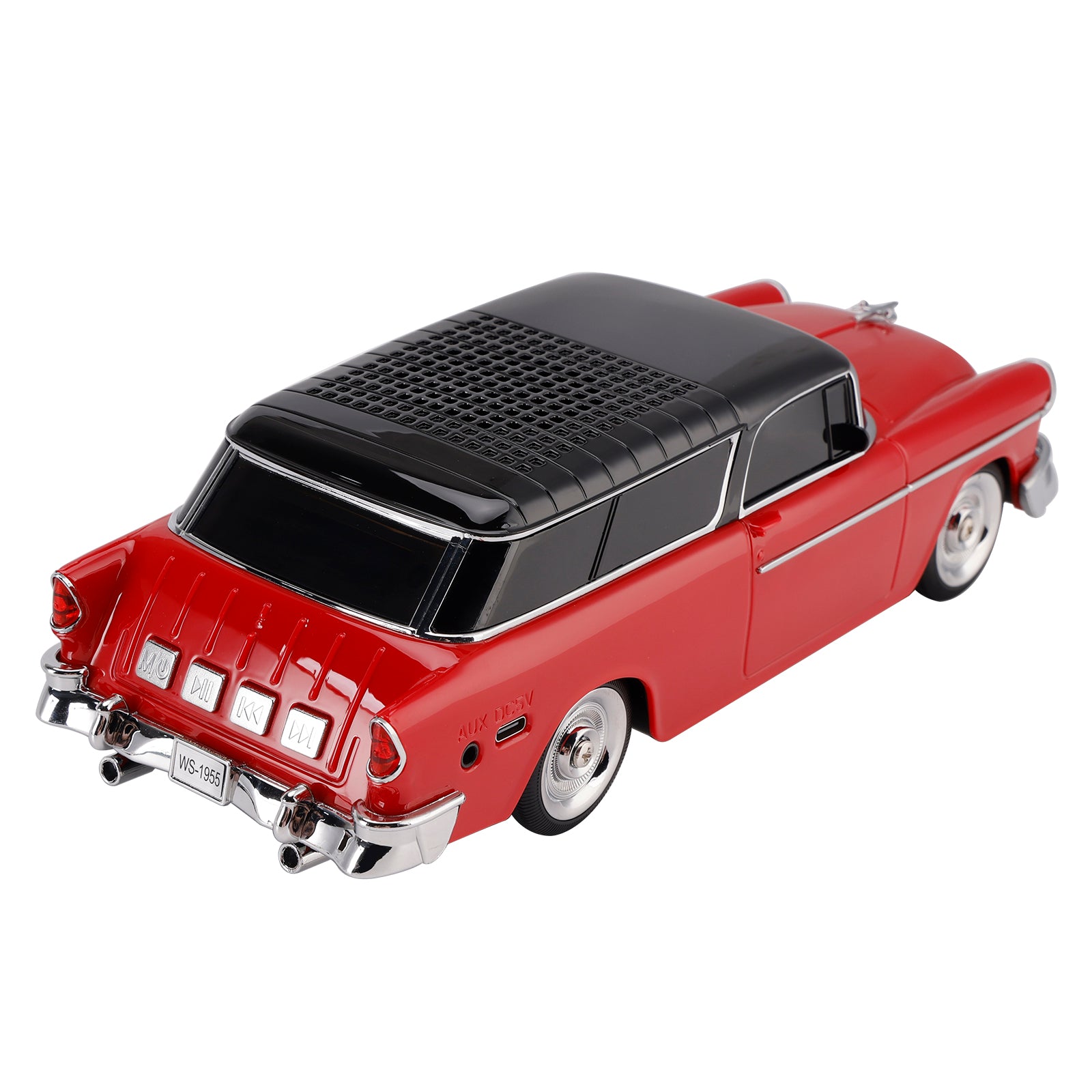 WS-1955 Bluetooth Replica Speaker Retro Speaker Car Design HD Sound TWS FM Radio