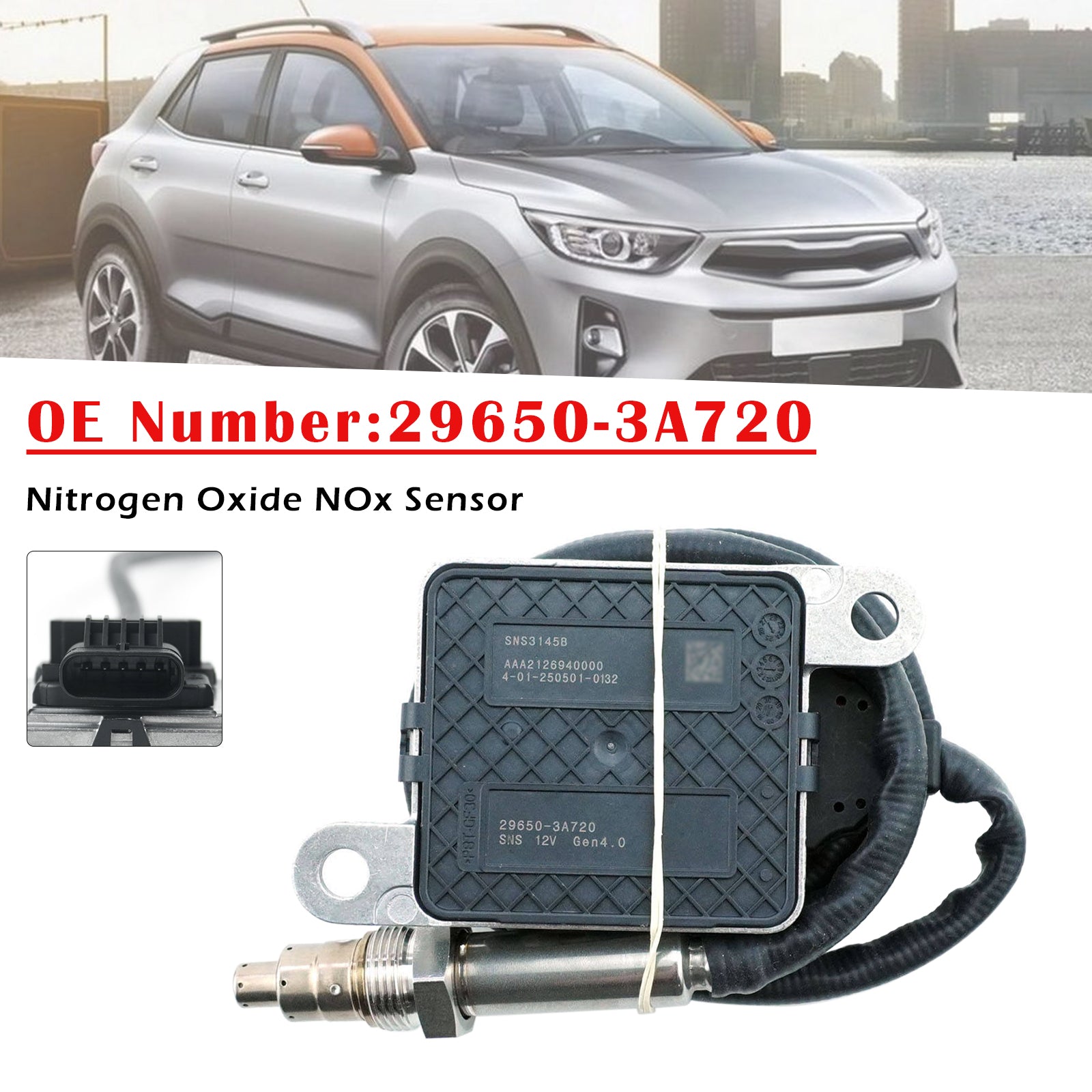 Nitrogen Oxide NOx Sensor 29650-3A720 SNS3145B For Hyundai Kia