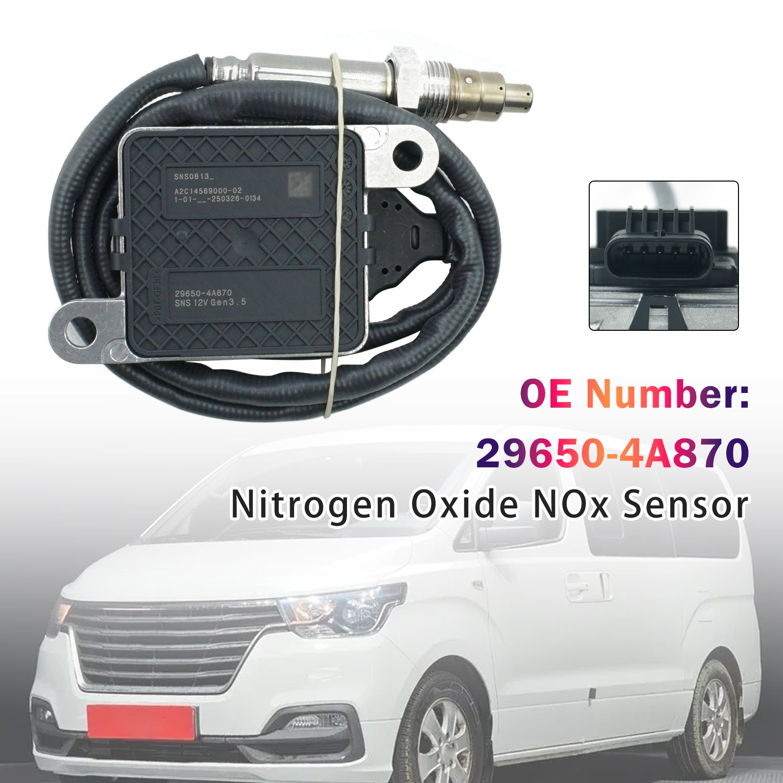 Nitrogen Oxide NOx Sensor 29650-4A870 For Hyundai Grand Starex 2017-2020