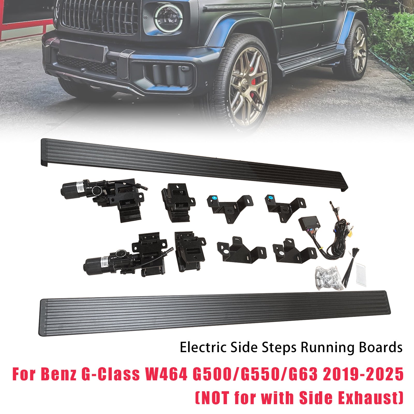 Electric Side Steps Running Boards For Benz G-Class W464 G550 G500 G63 2019-2026