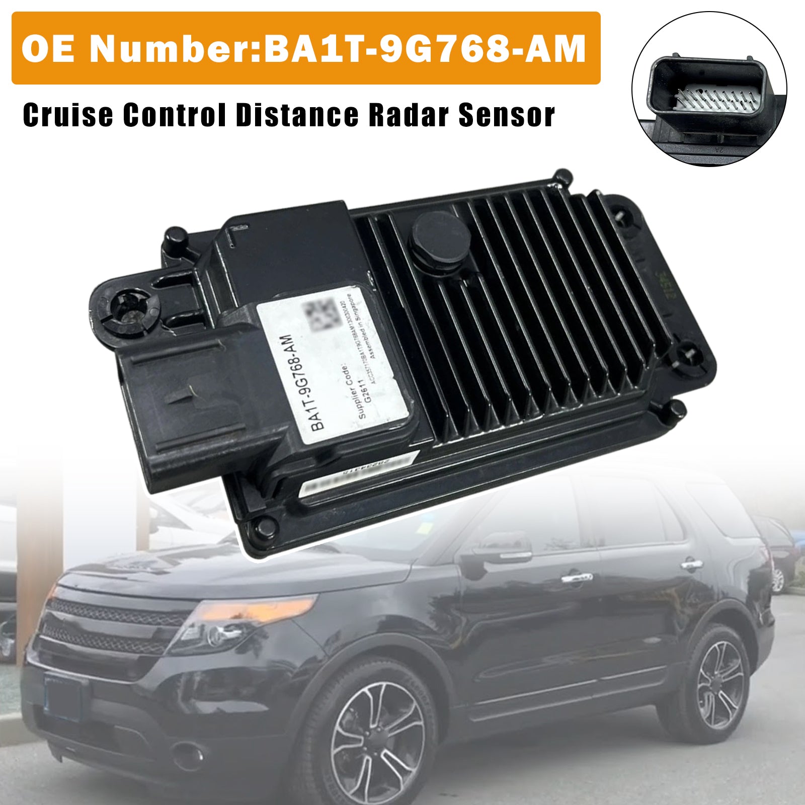 Adaptive Cruise Control Sensor Radar BA1T-9G768-AM For Ford Edge Explorer 2012-2014